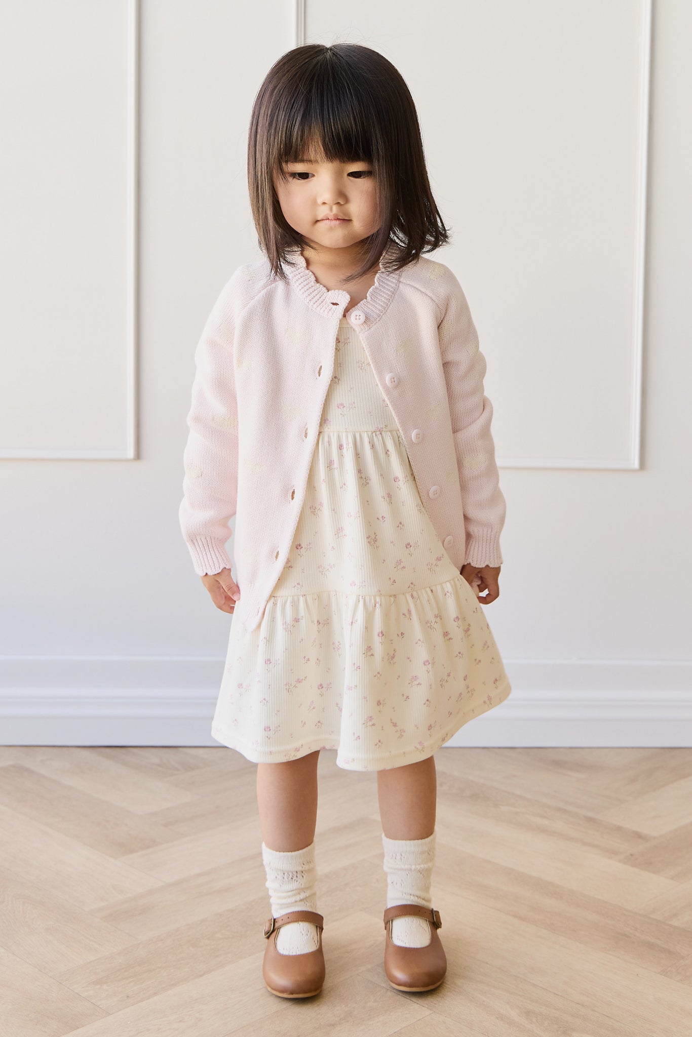 Anna Cardigan - Petite Heart Calcite