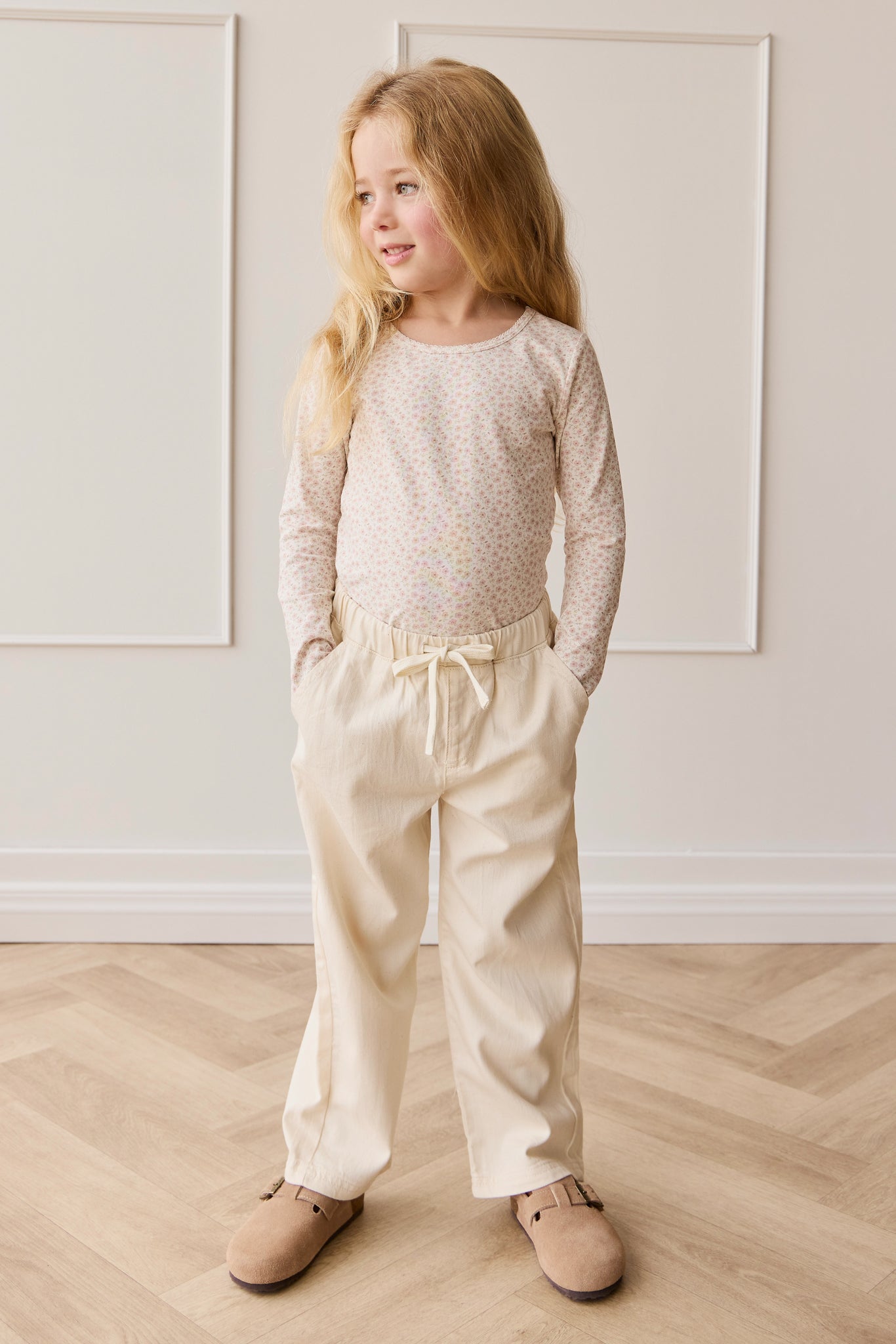 Organic Cotton Long Sleeve Top - Penelope Rose Small