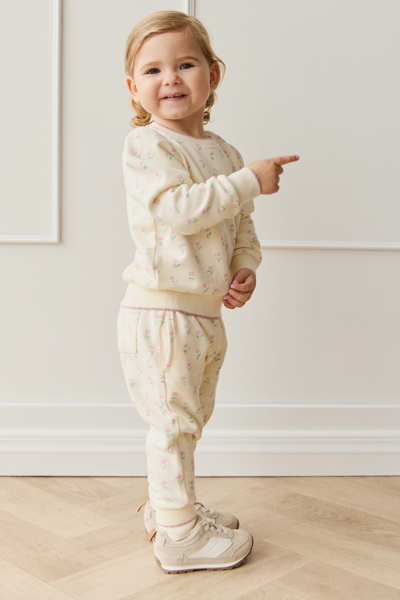 Organic Cotton Monroe Track Pant - Lila Pink