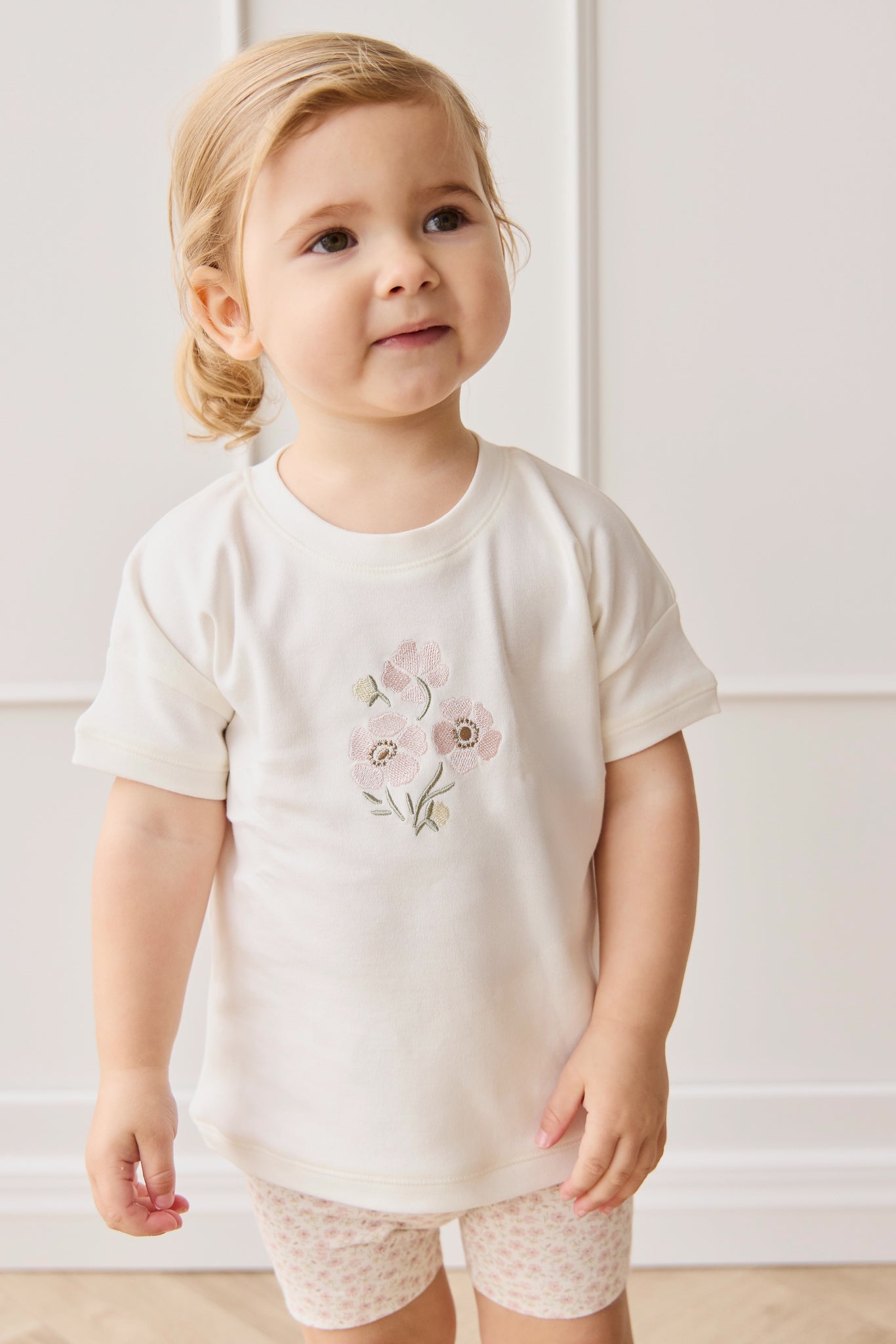 Pima Cotton Mimi Top - Parchment Penelope Rose Quartz