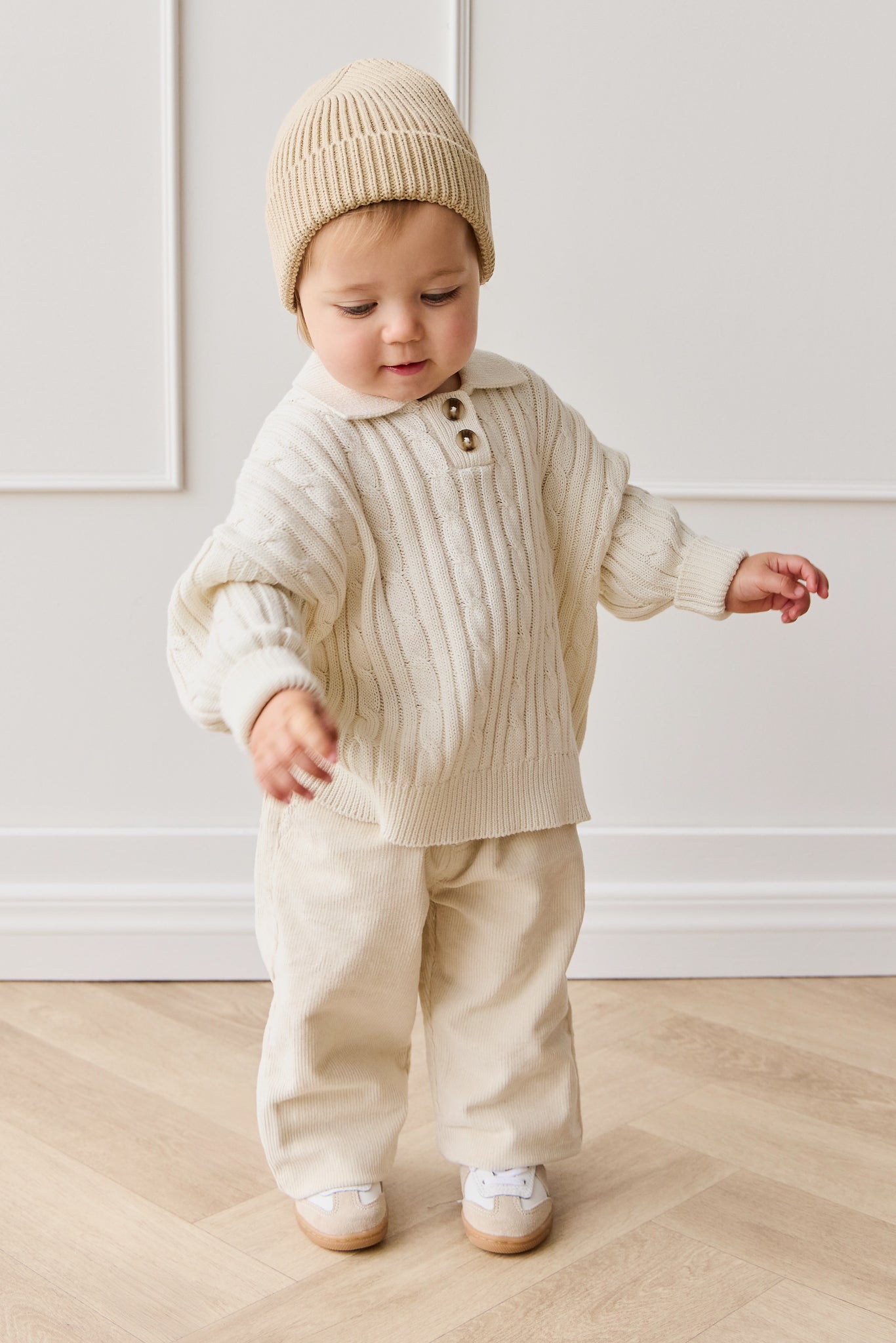 Wade Knitted Jumper - Cloud