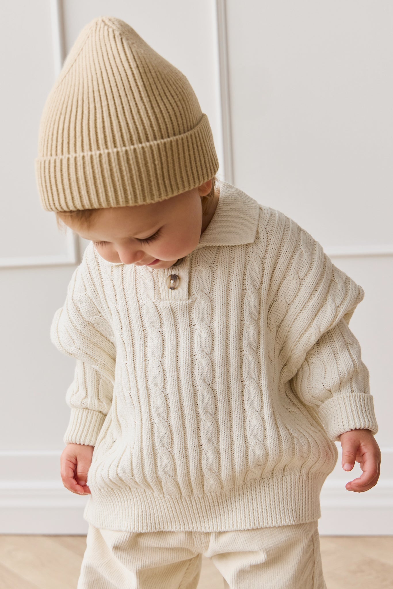 Wade Knitted Jumper - Cloud