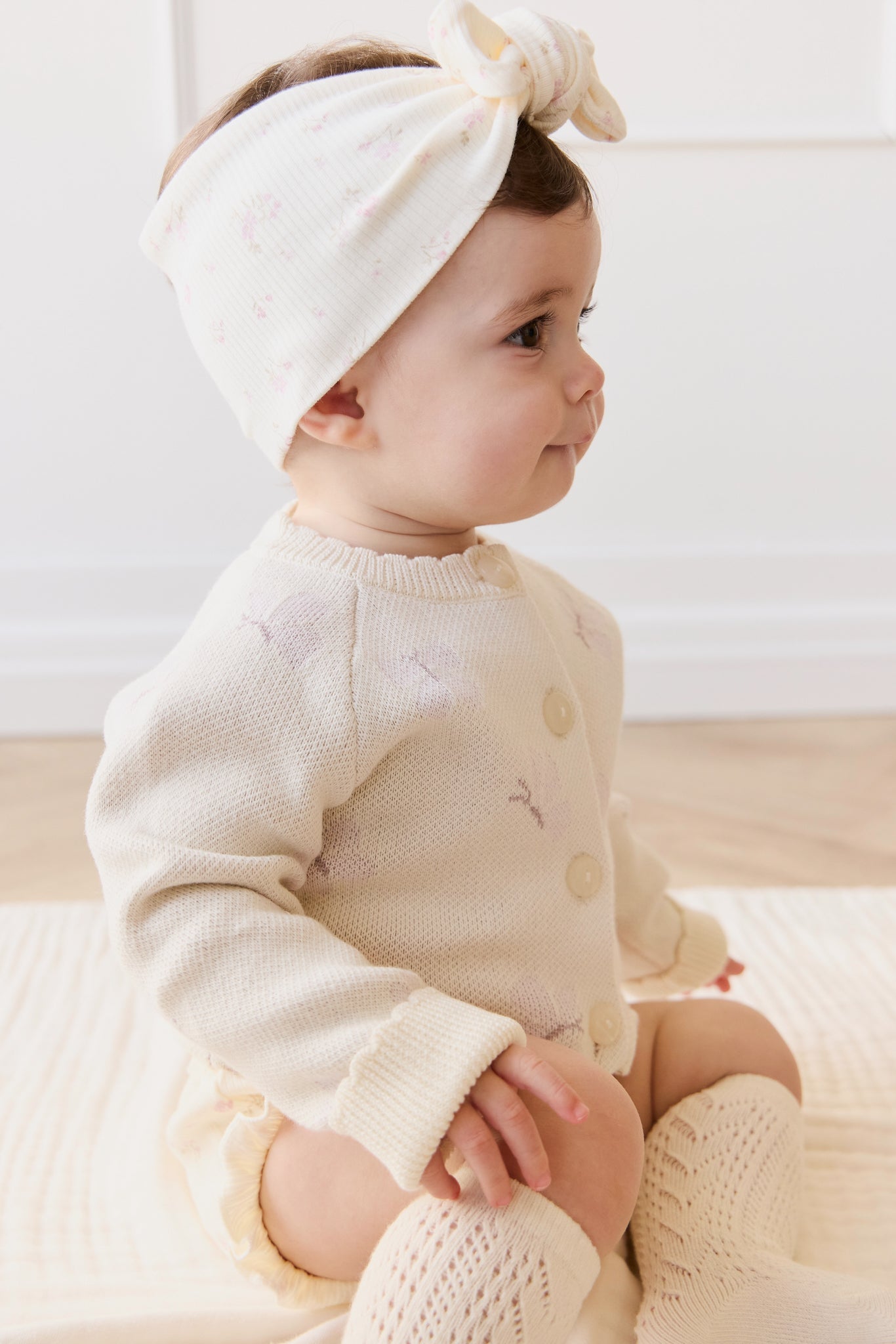 Jamie Cardigan - Parchment Jamie's Atrium