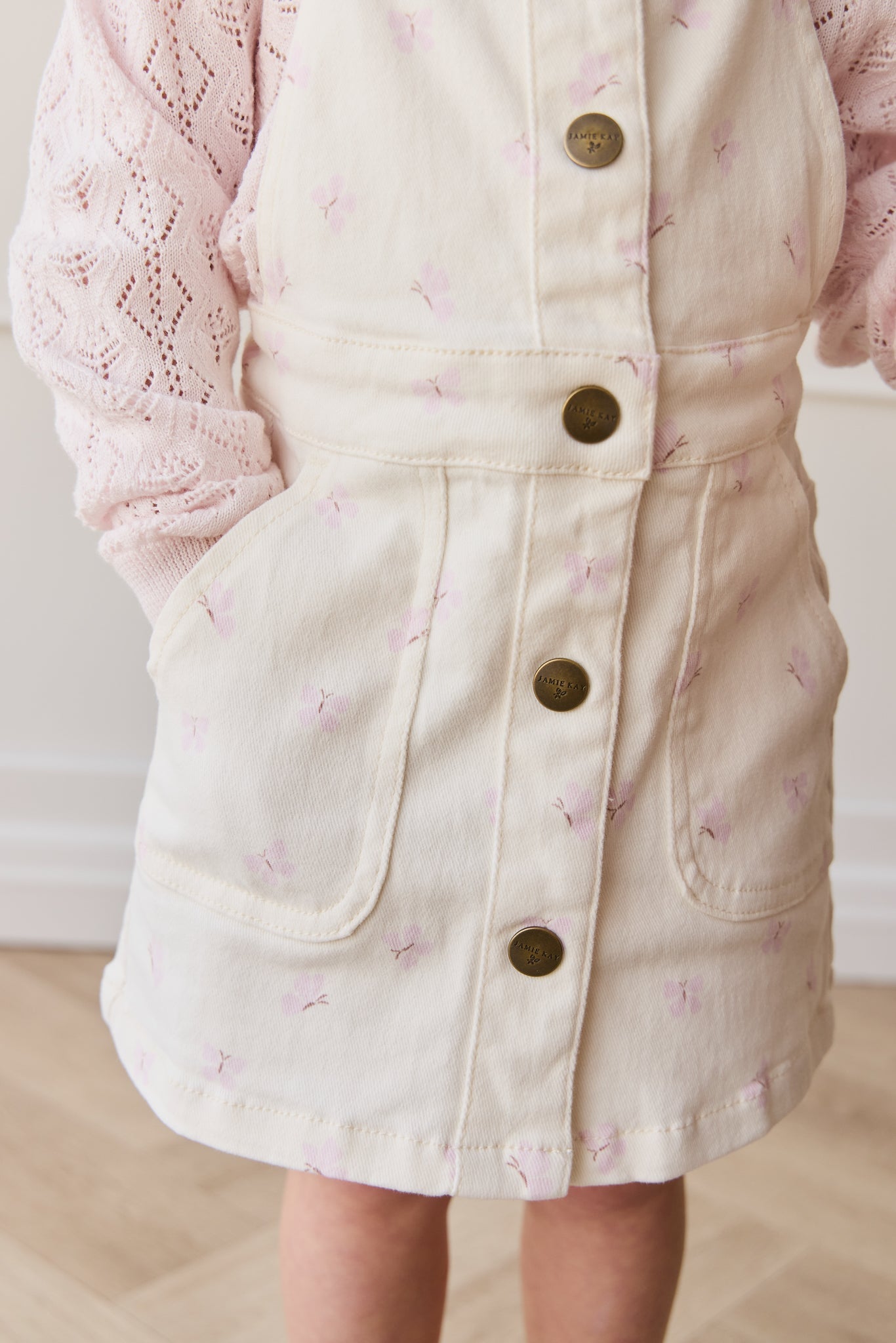 Vintage Overall Dress - Parchment Jamie's Atrium