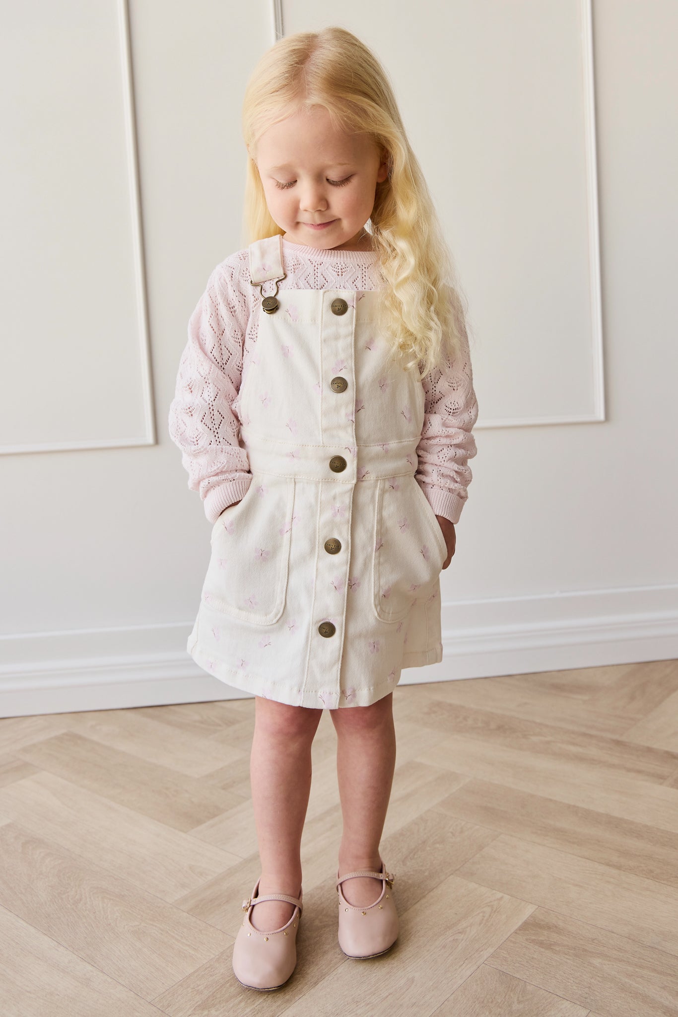 Vintage Overall Dress - Parchment Jamie's Atrium