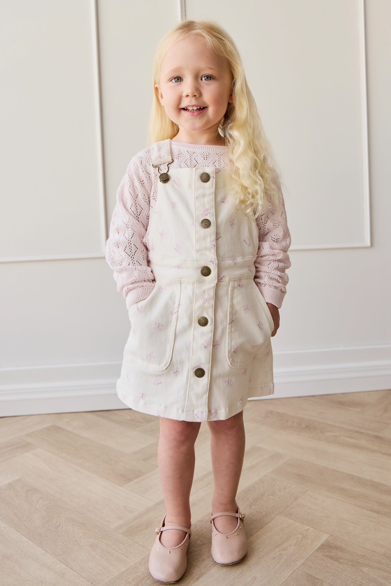 Vintage Overall Dress - Parchment Jamie's Atrium