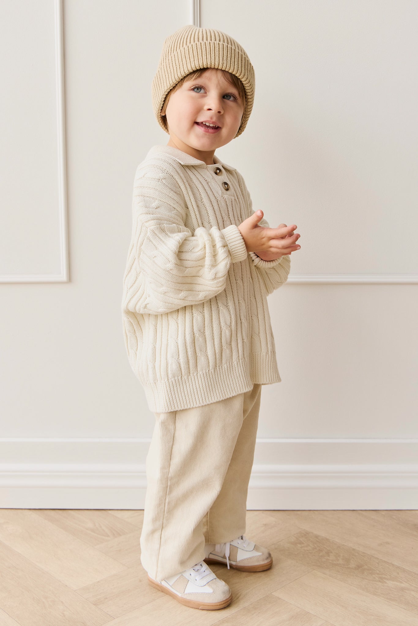Wade Knitted Jumper - Cloud