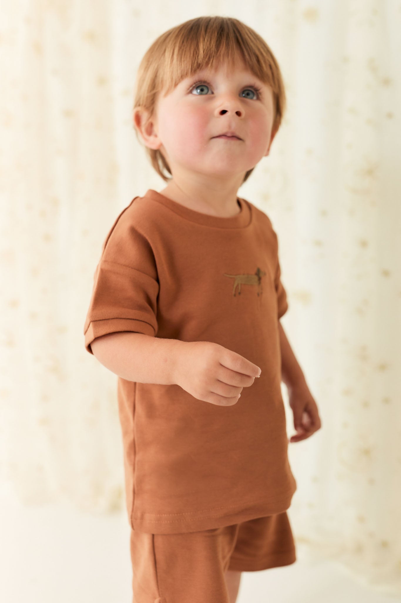 Pima Cotton Eddie T-Shirt - Spiced Cosy Basil