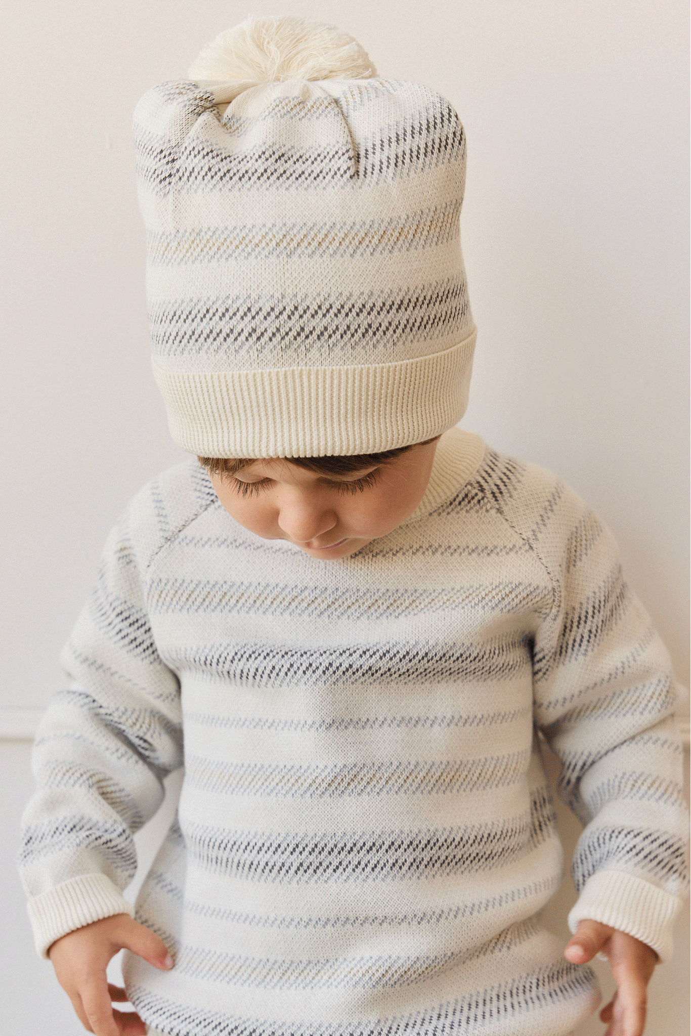 Cedric Knitted Jumper - Cedric Stripe Coast