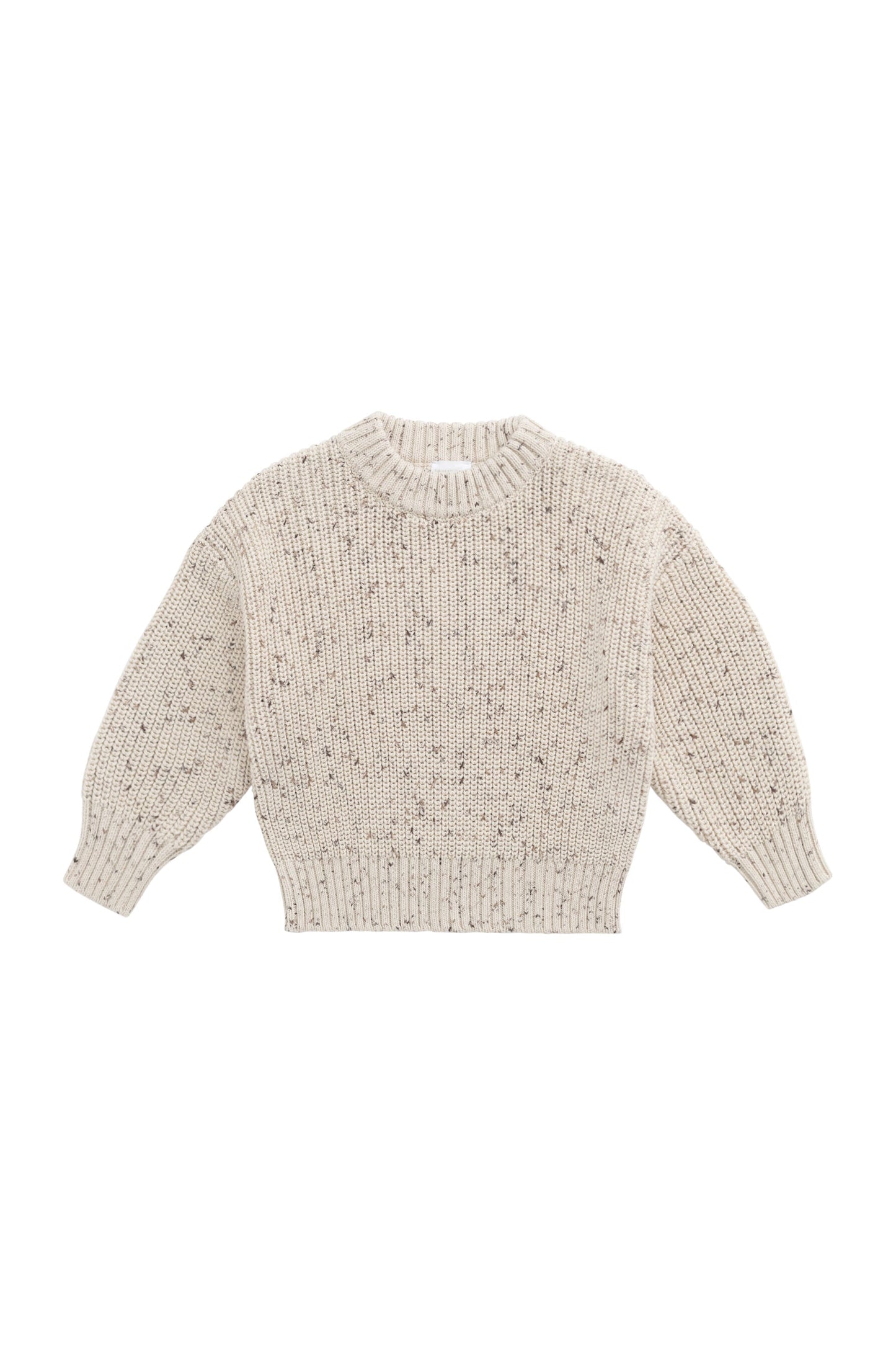 Johan Knit Jumper - Buff Fleck