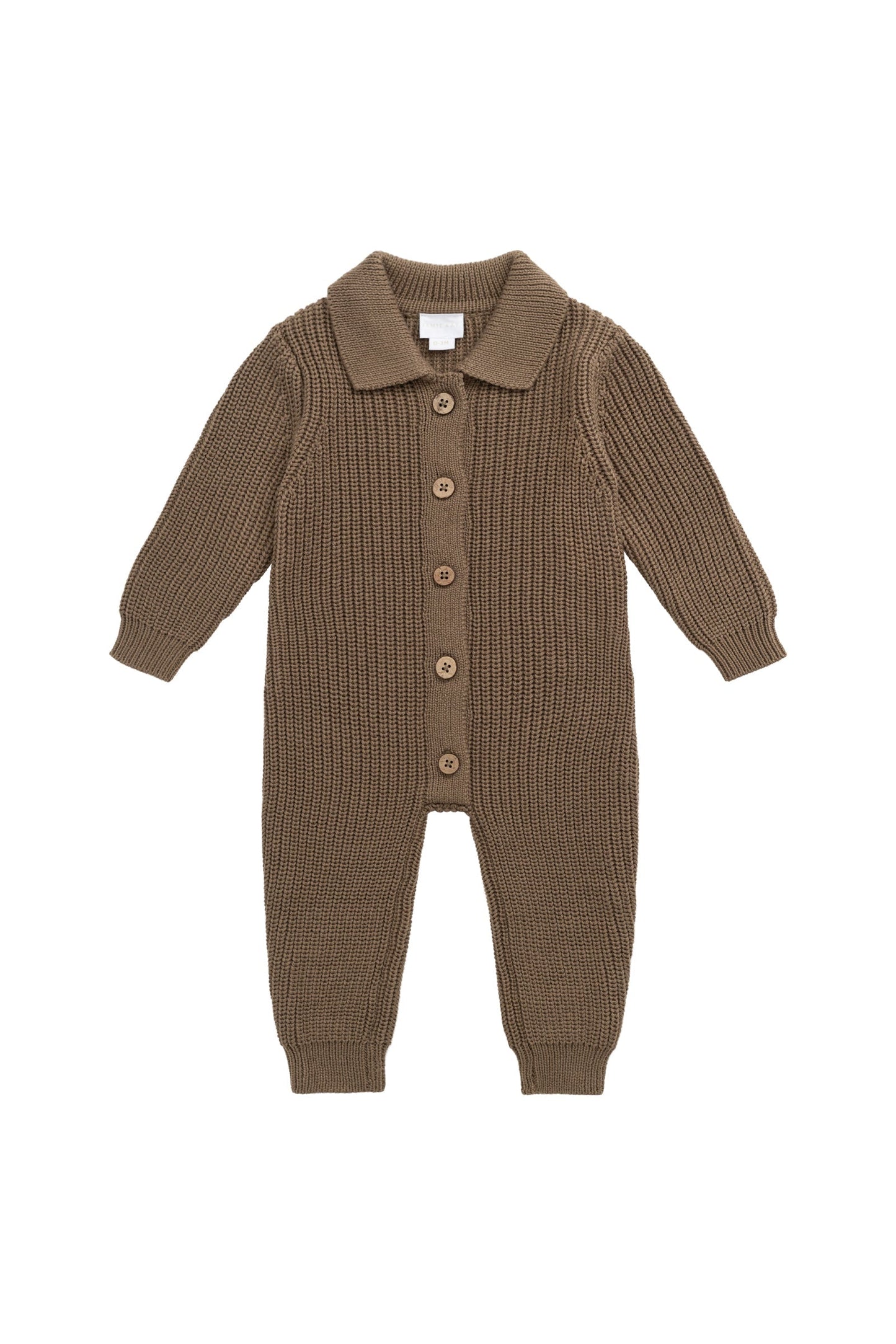 Milan Knitted Onepiece - Pecan