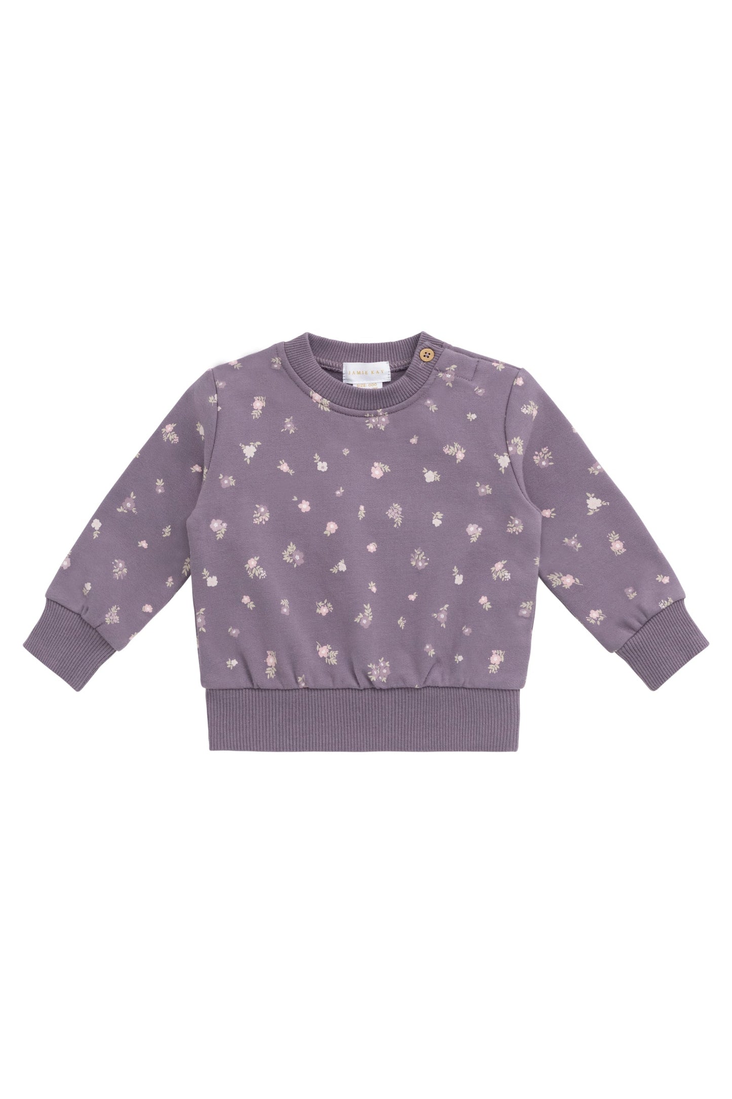Organic Cotton Aubrey Sweatshirt - Polly Gray Ridge