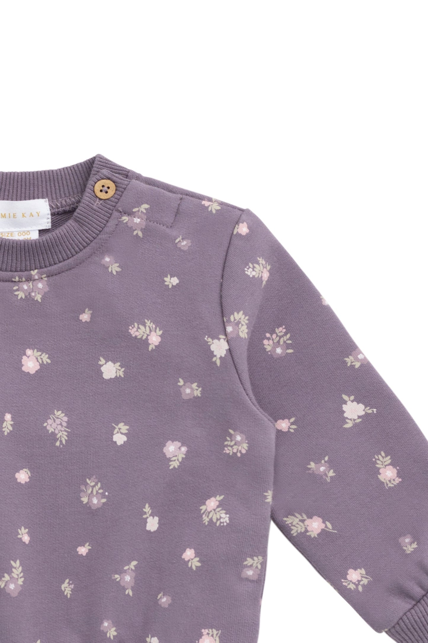 Organic Cotton Aubrey Sweatshirt - Polly Gray Ridge