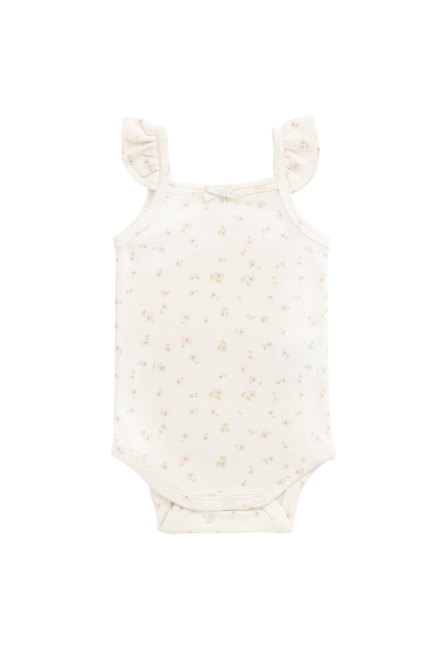 Organic Cotton Bettina Bodysuit - Briella Whisper