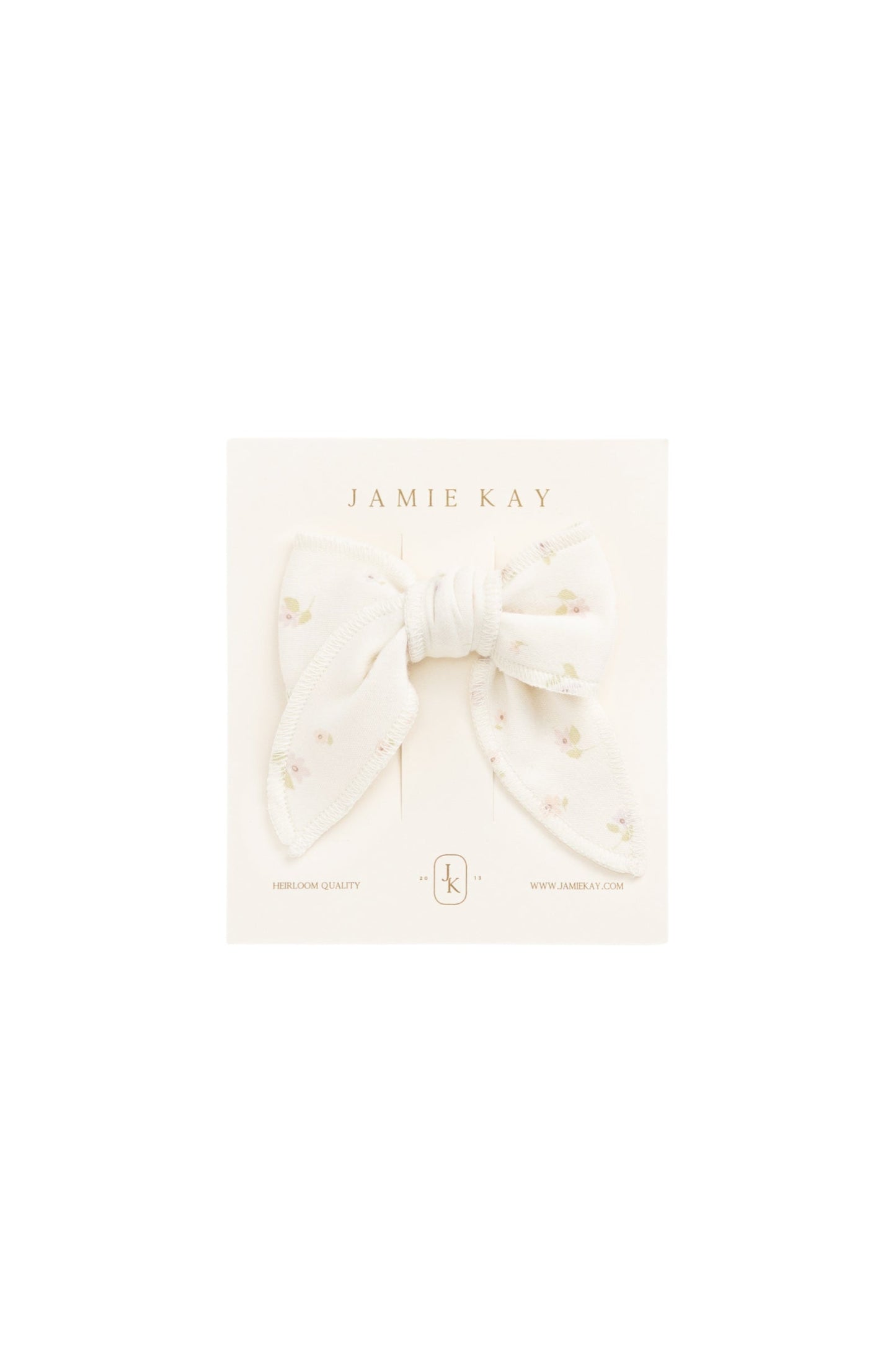 Organic Cotton Bow - Briella Whisper