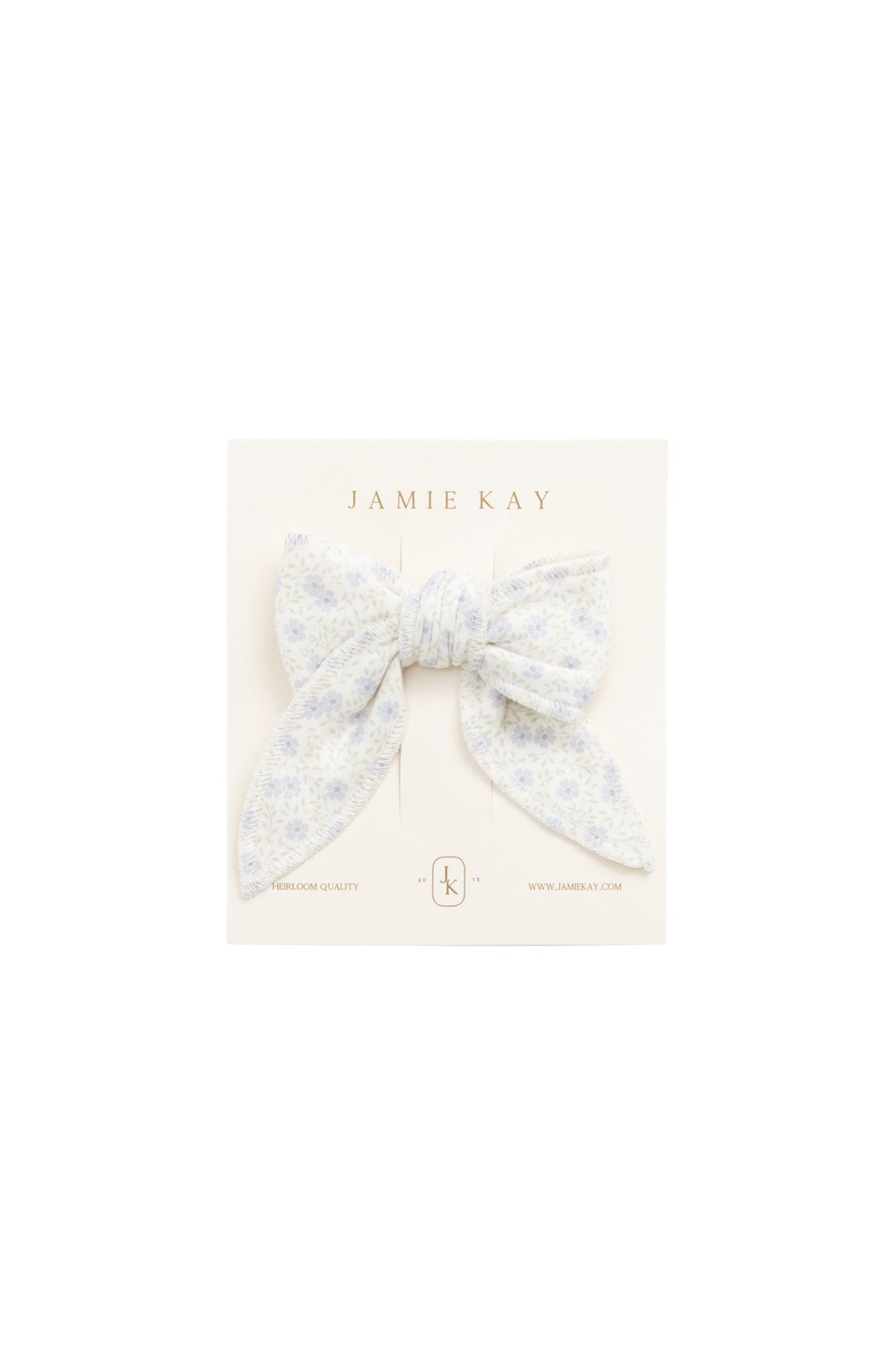 Organic Cotton Bow - Emmy Lilac