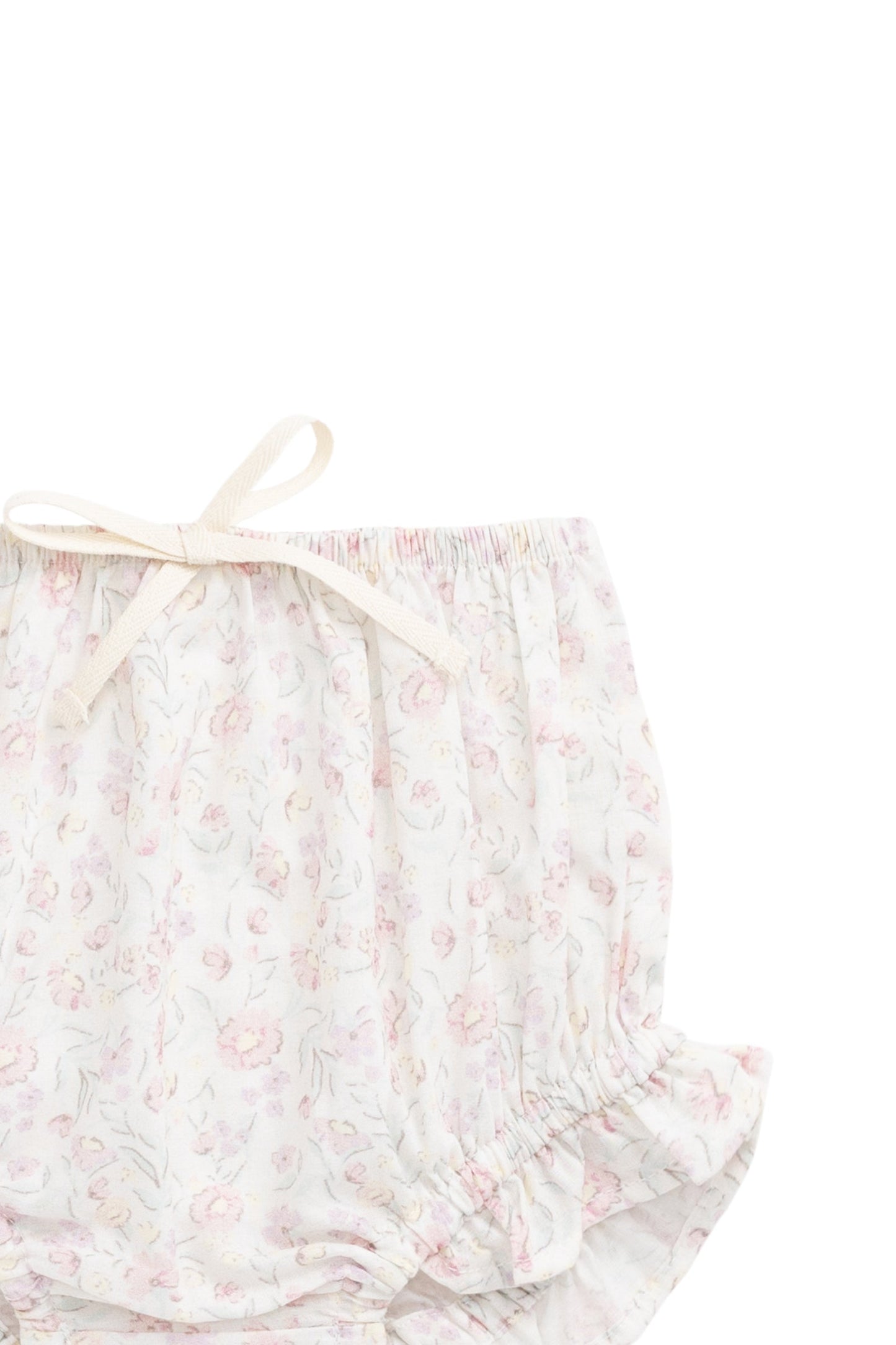 Organic Cotton Voile Frill Bloomer - Grace Floral