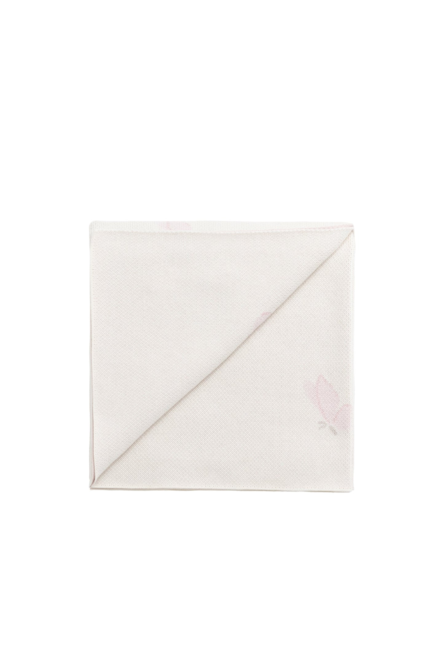 Cassie Jacquard Blanket - Egret