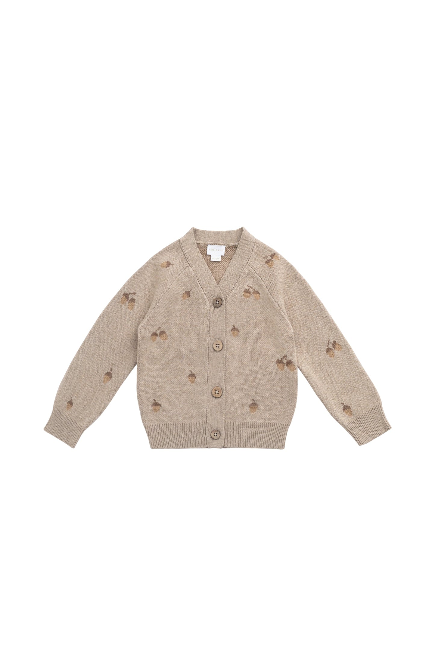 Easton Cardigan - Forest Acorns Cashew Marle