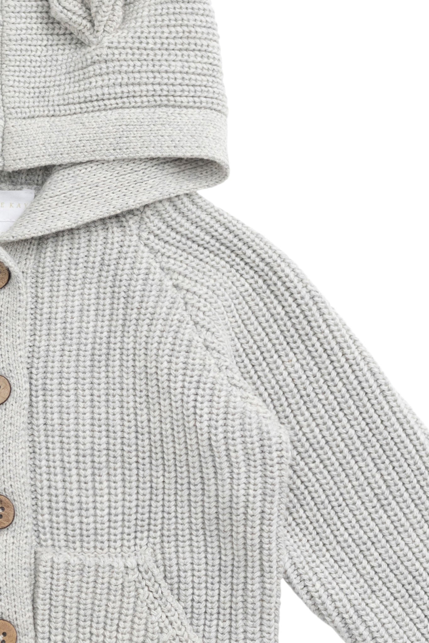 OG Bear Knit - Light Grey Marle