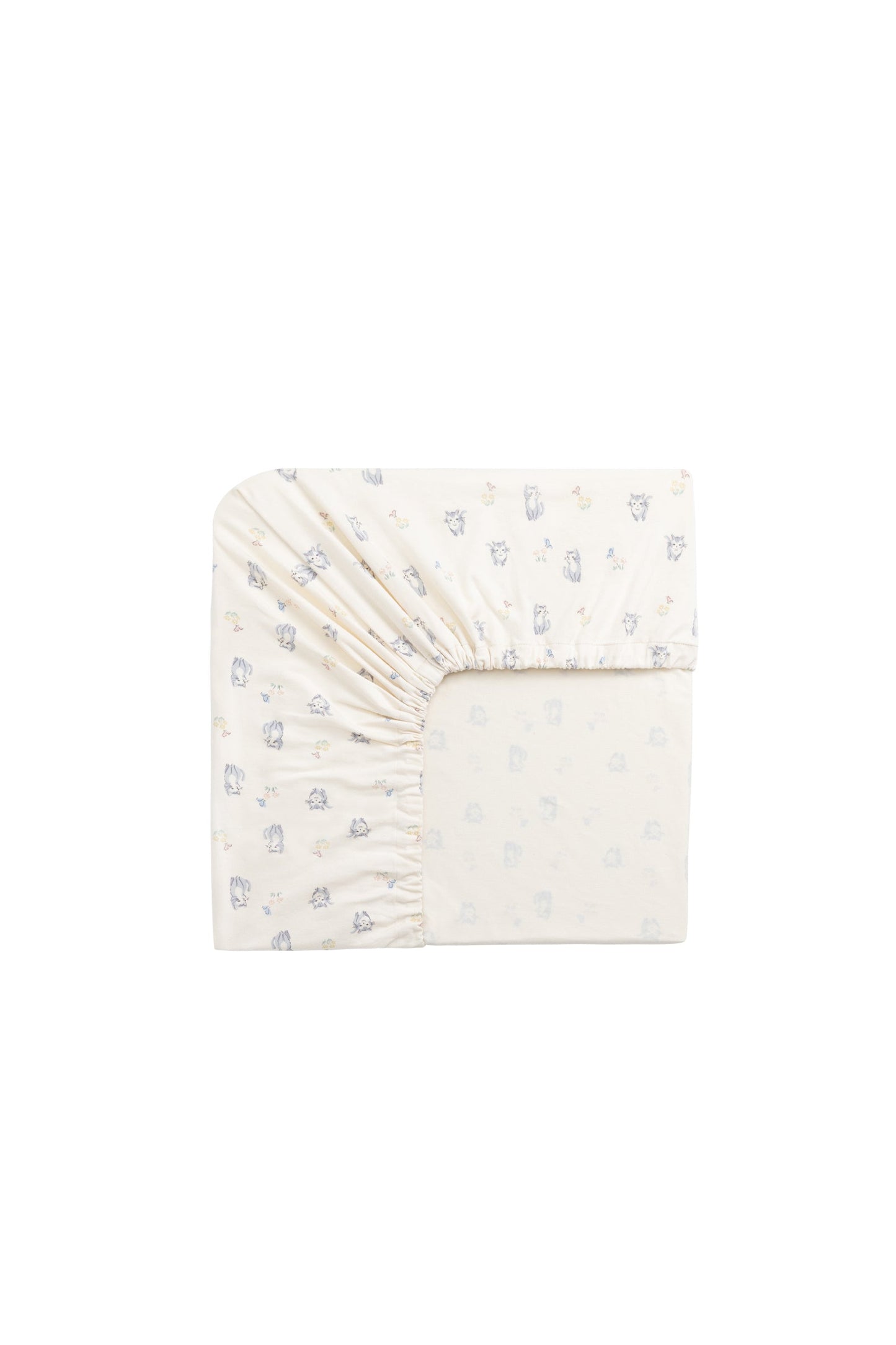 Organic Cotton Cot Sheet - Charlies Butterflies