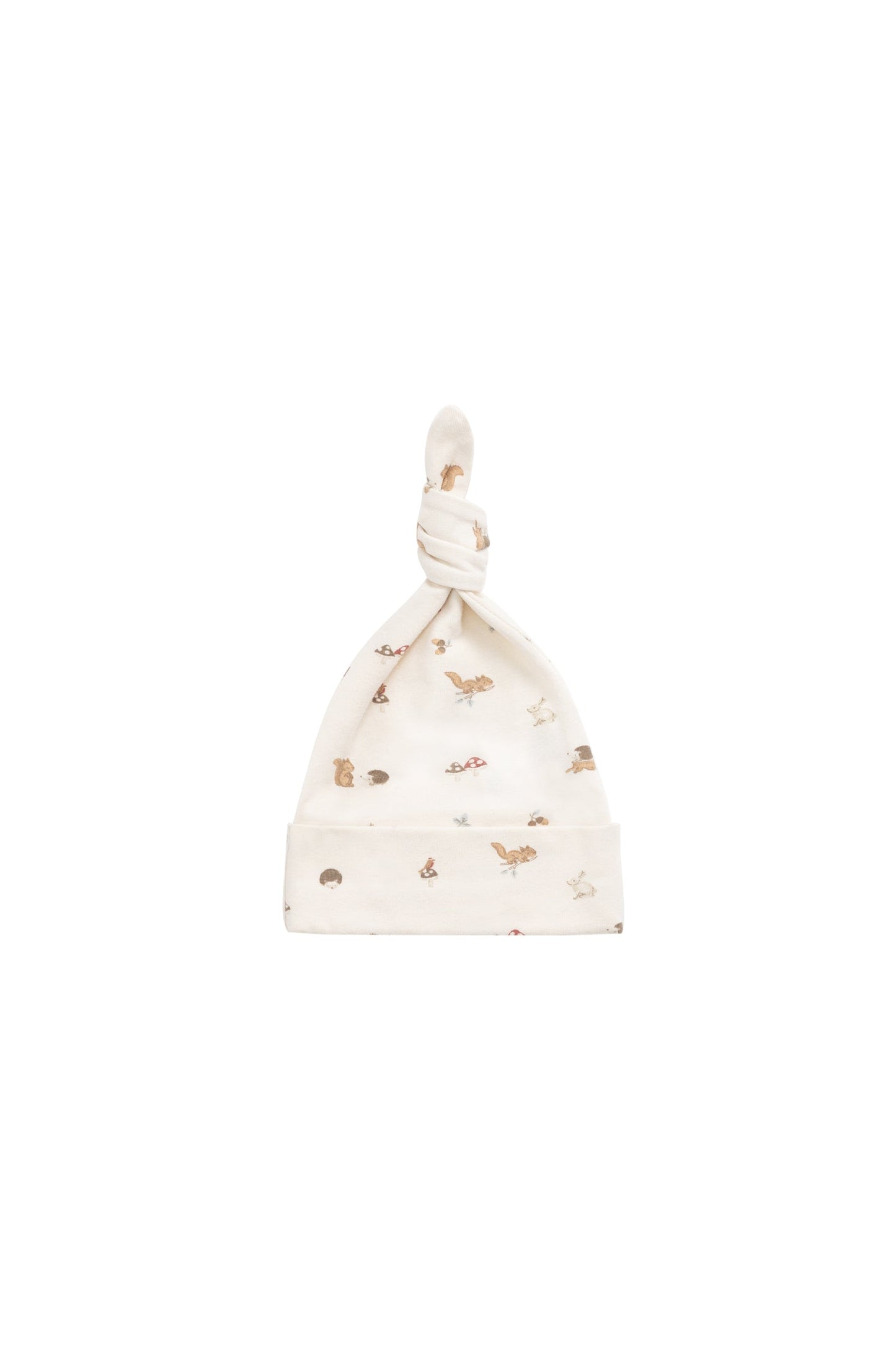 Organic Cotton Knot Beanie - Forest Gathering