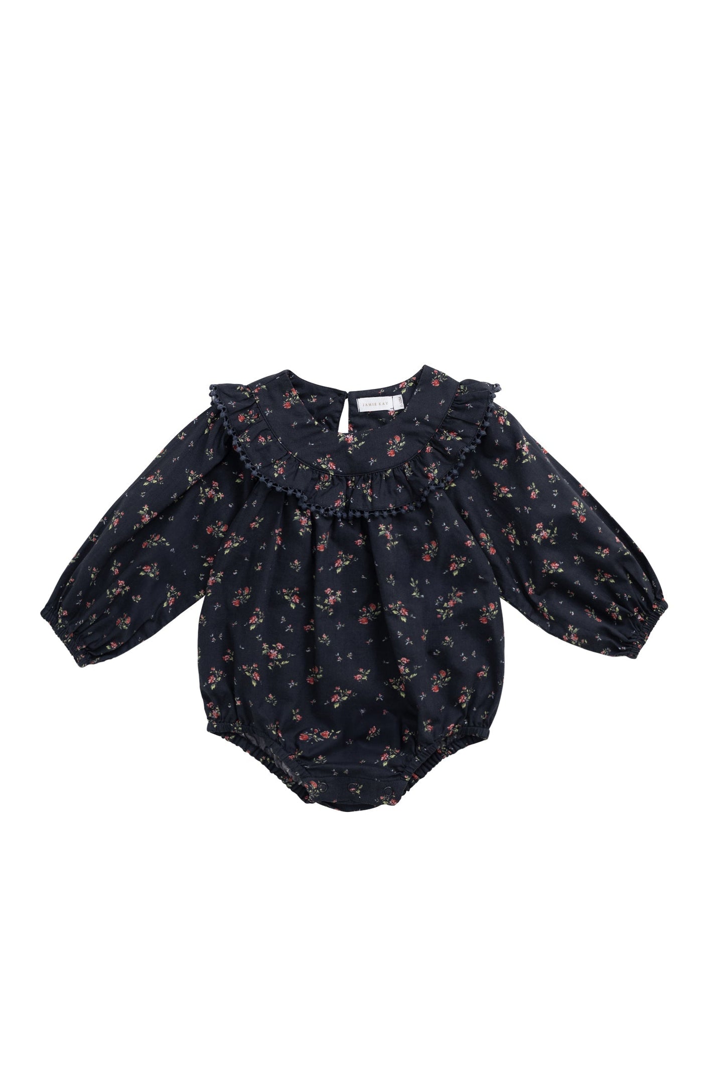 Organic Cotton Malia Playsuit - Bianca Noir
