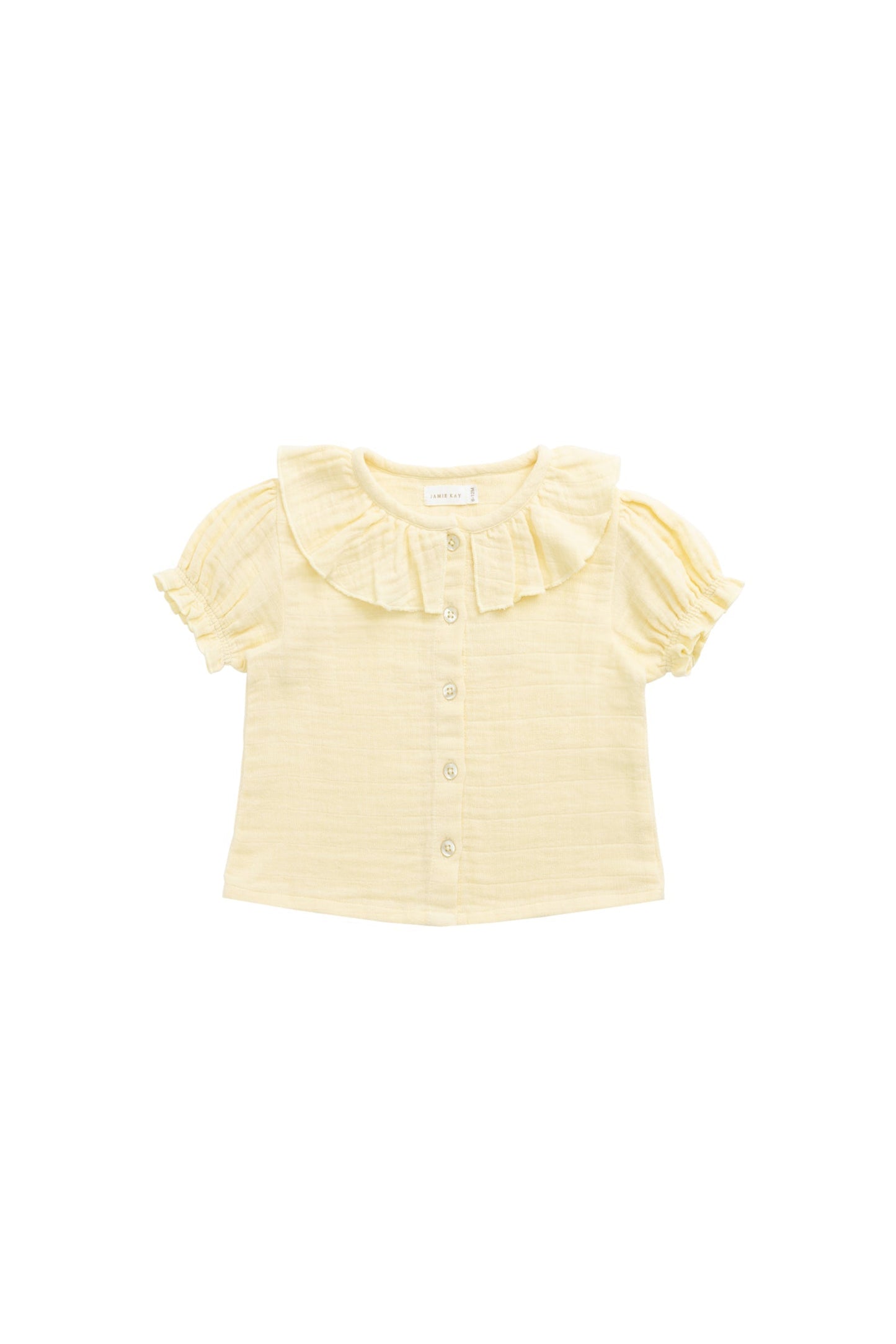 Organic Cotton Muslin Alora Top - Sunshine