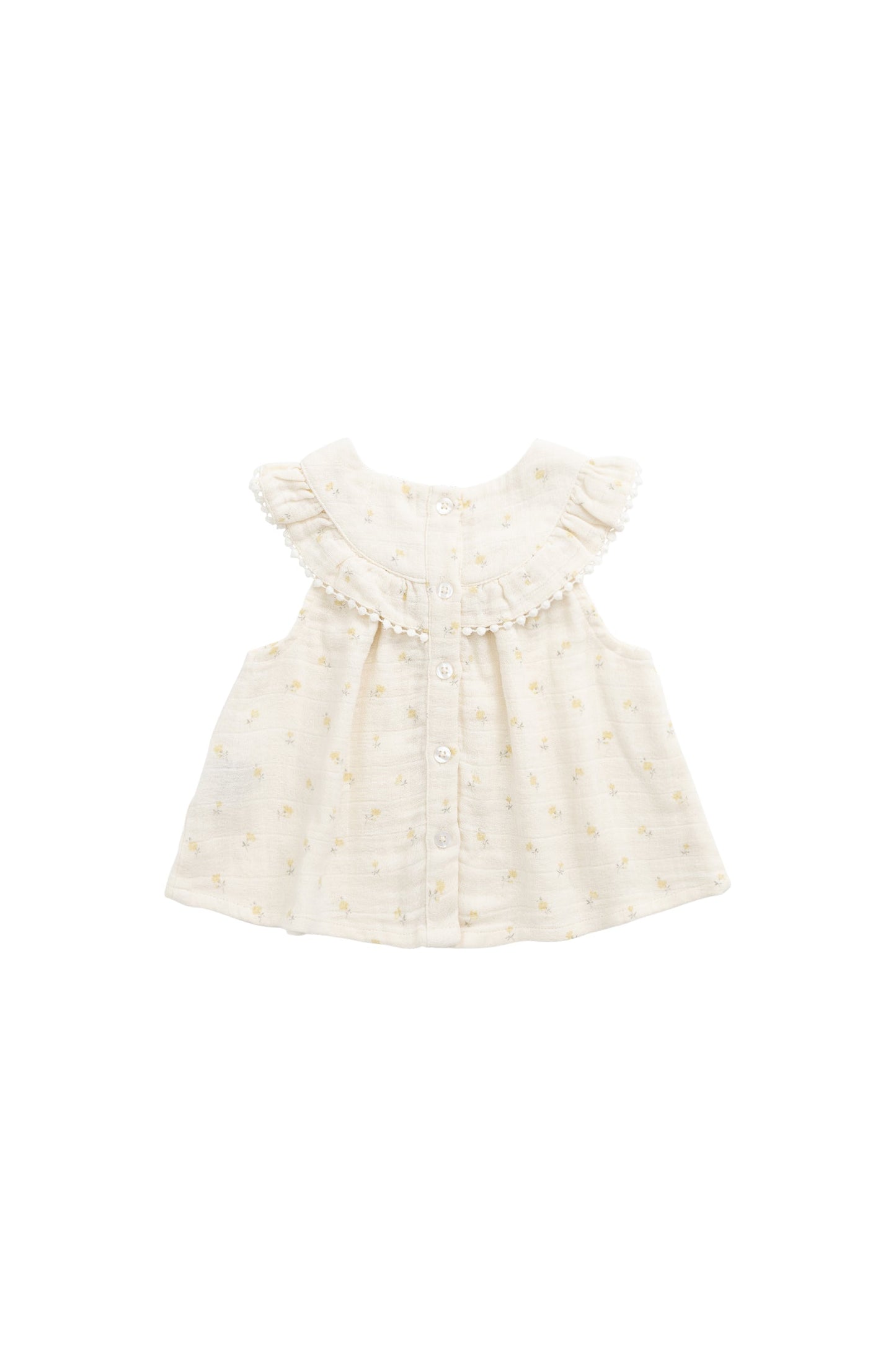 Organic Cotton Muslin Annalise Top - Vintage Ditsy