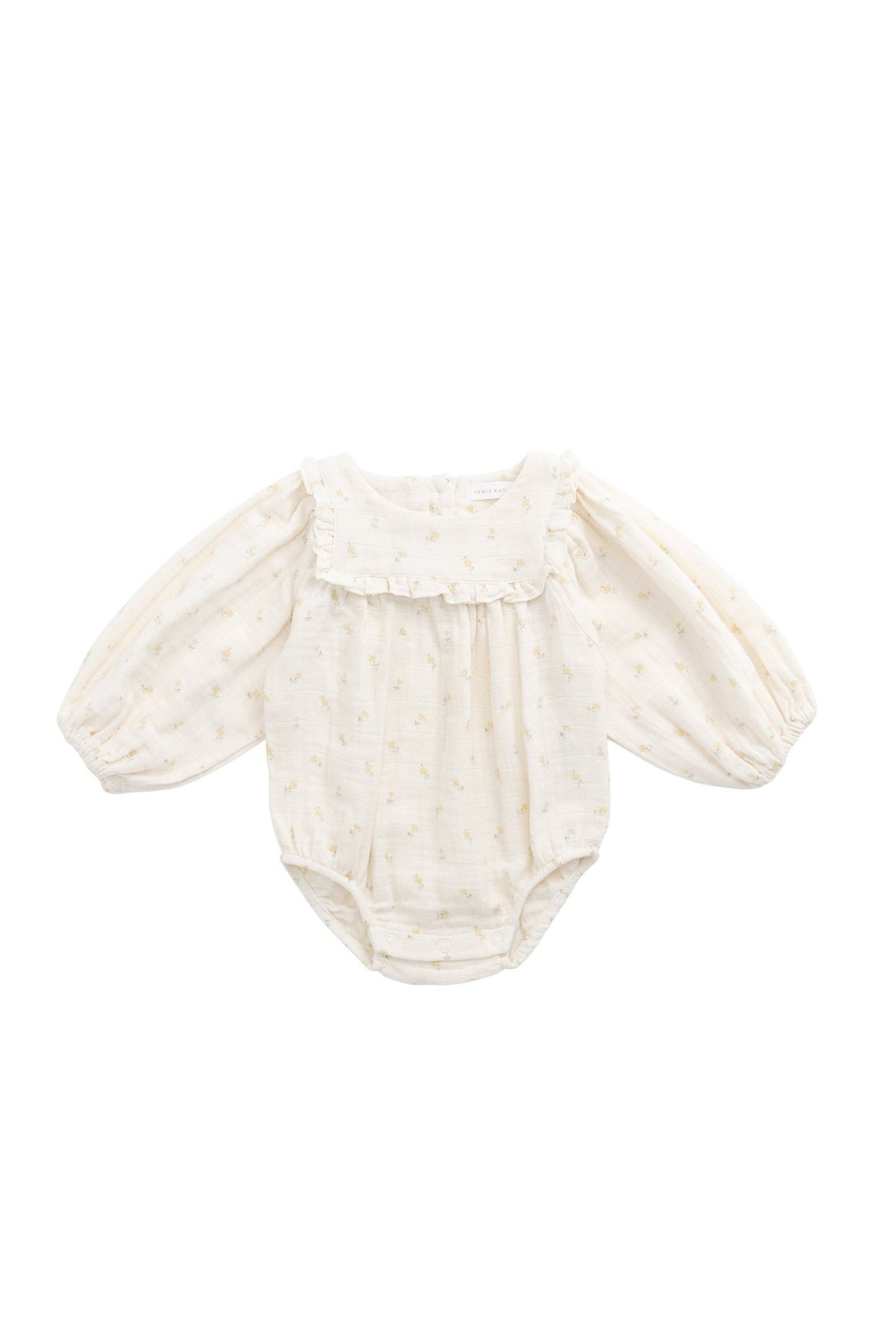 Organic Cotton Muslin Frances Playsuit - Vintage Ditsy