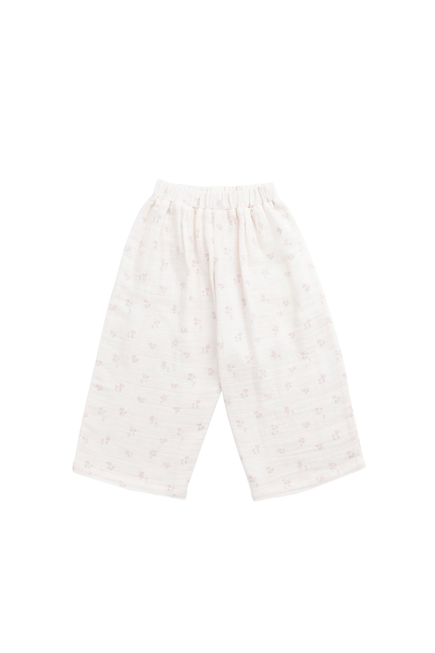 Organic Cotton Muslin Odette Pant - Pauline Pink