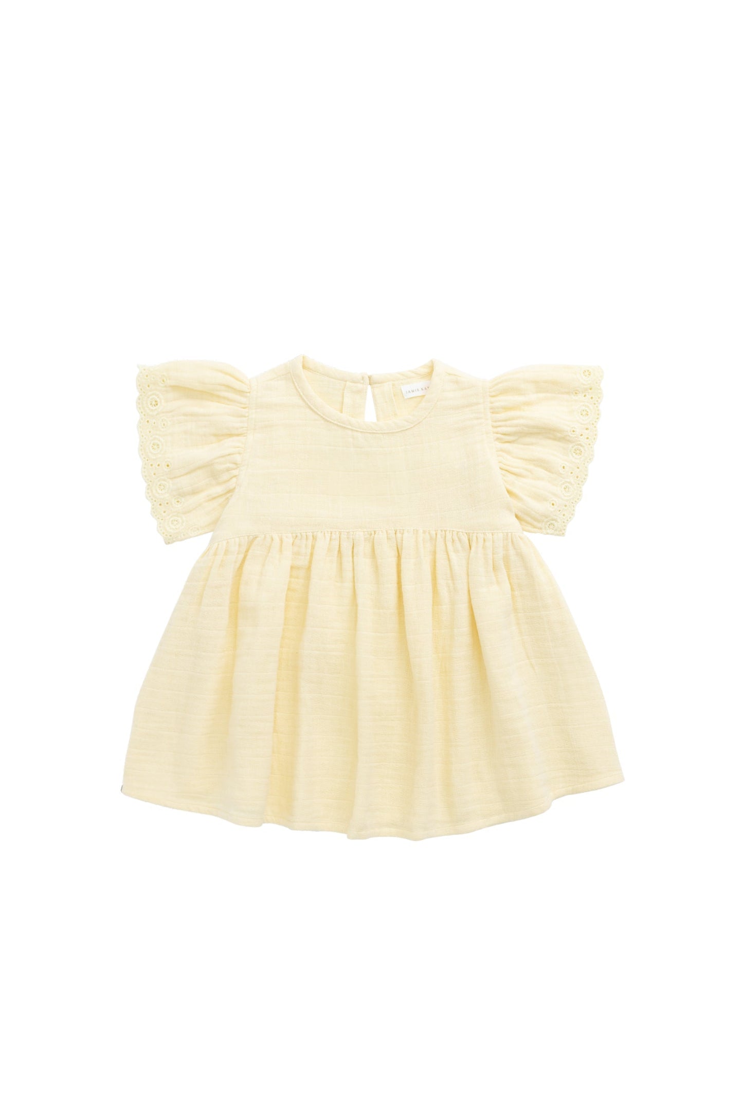 Organic Cotton Muslin Phillipa Dress - Sunshine