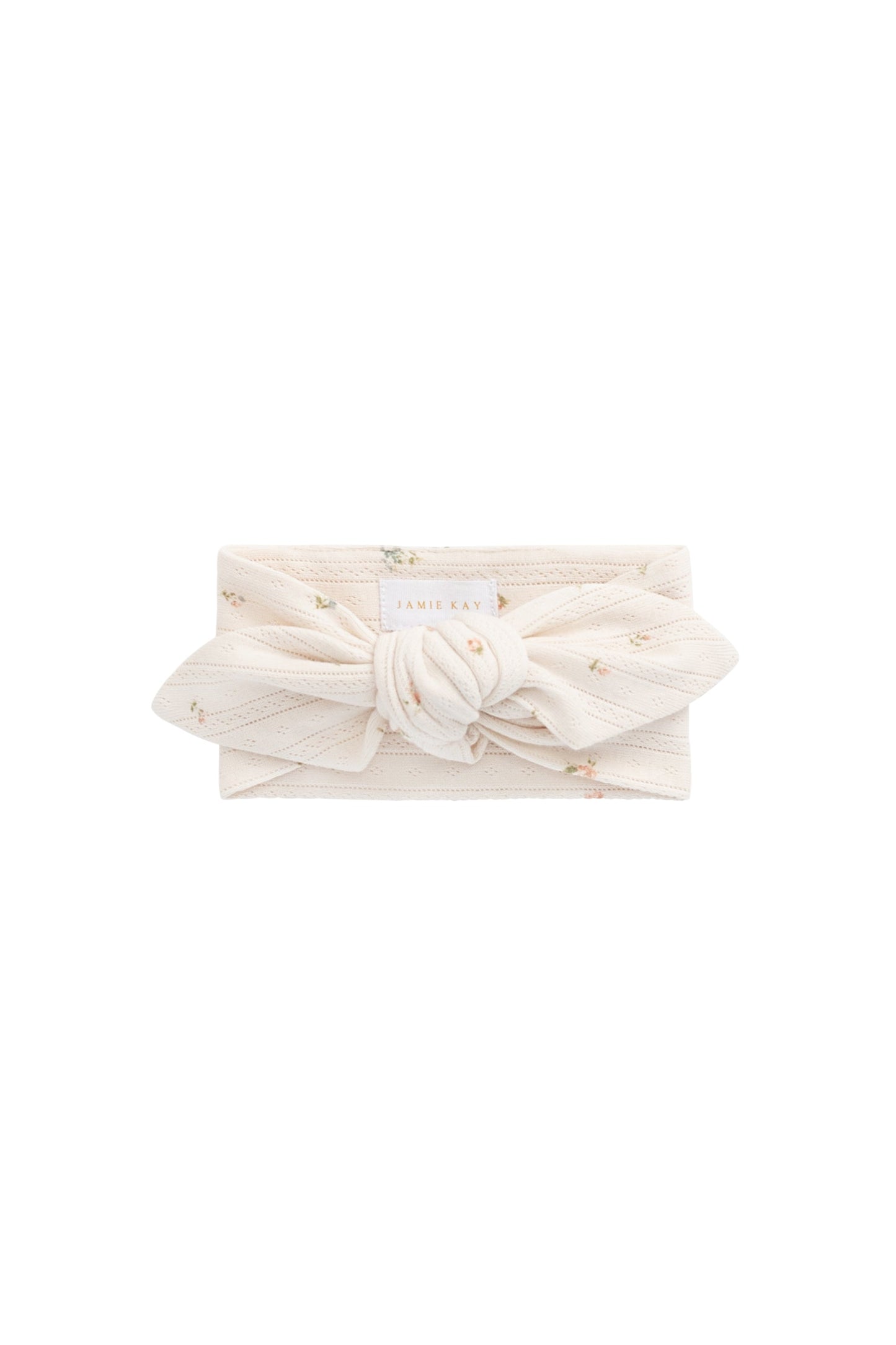 Organic Cotton Pointelle Headband - Sweet Magnolia Simple
