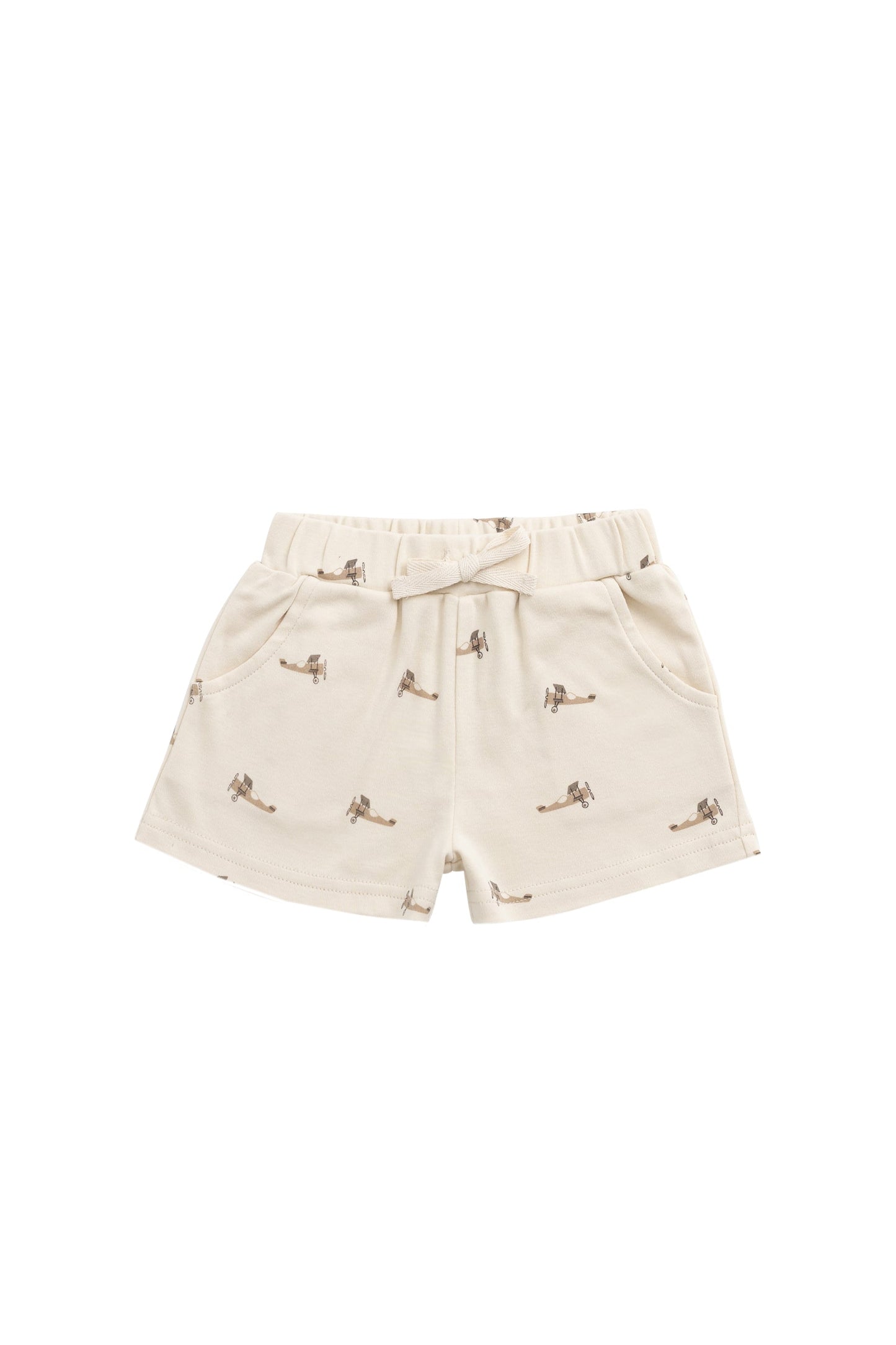 Pima Cotton Wesley Short - Fly High Vanilla Cream