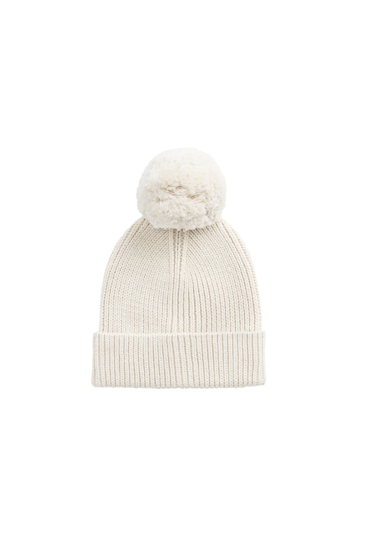Simple Rib Beanie - Vanilla