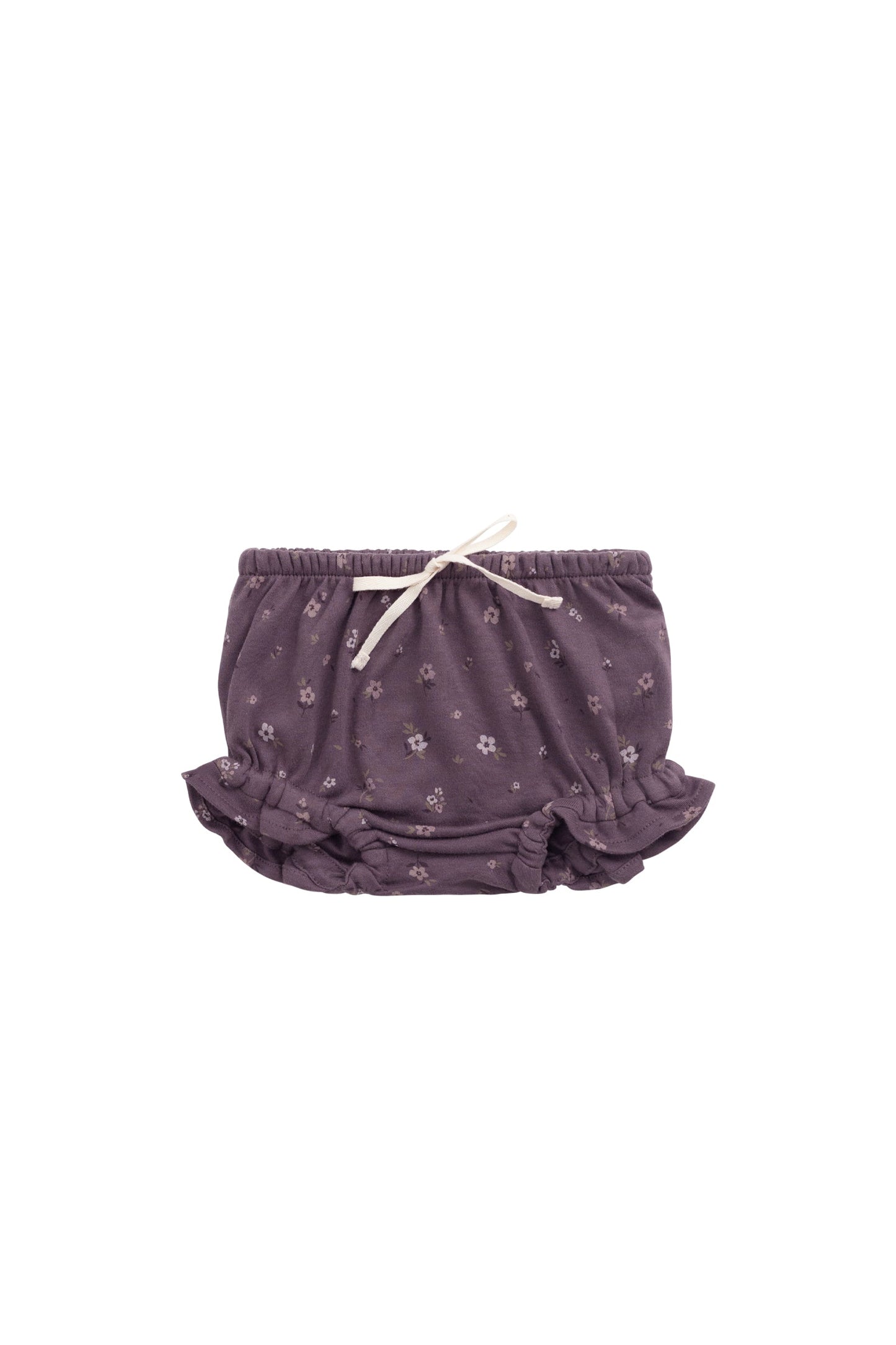 Organic Cotton Frill Bloomer - Goldie Huckleberry Large