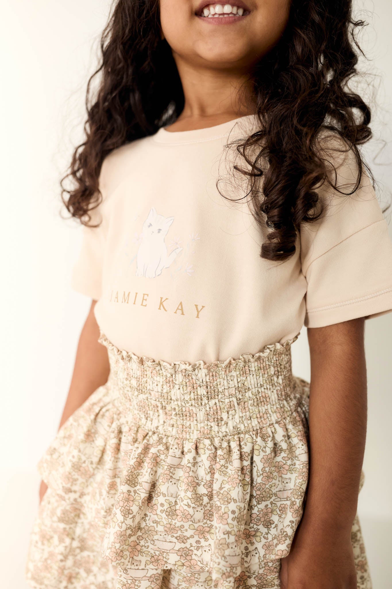 Pima Cotton Mimi Top - Kitty Shell