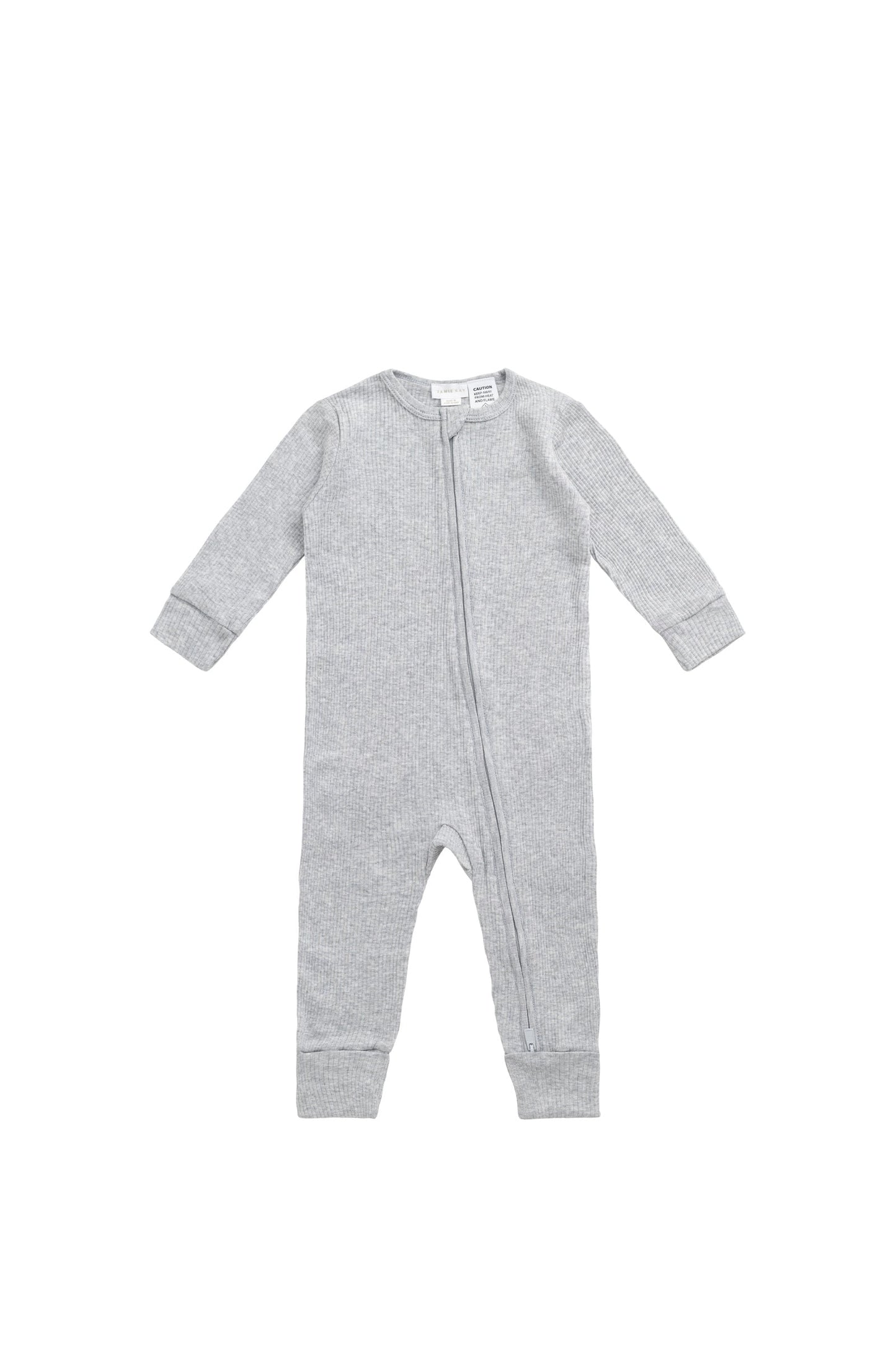 Organic Cotton Modal Frankie Onepiece - Light Grey Marle