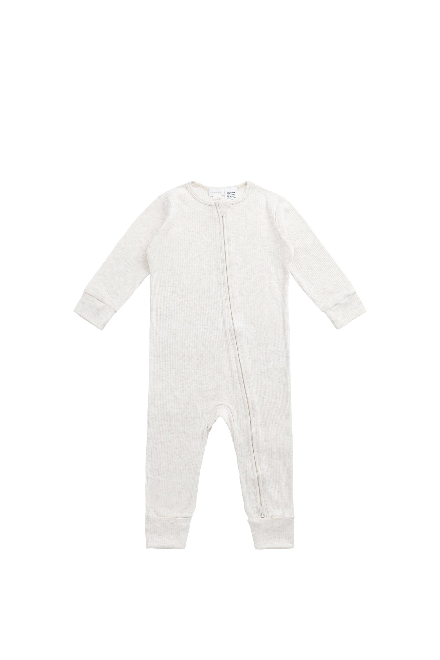 Organic Cotton Modal Frankie Onepiece - Oatmeal Marle