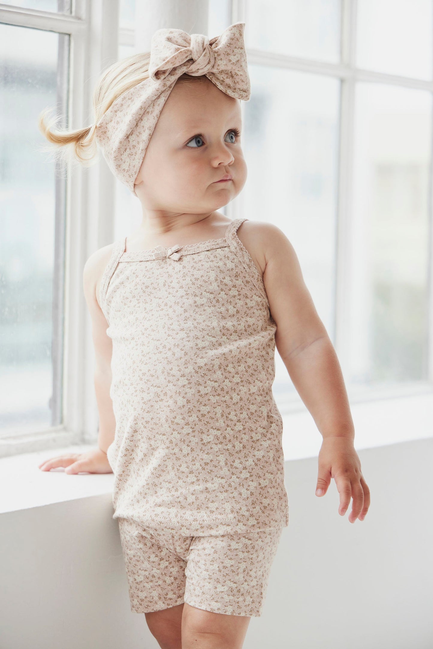 Organic Cotton Singlet - Rosalie Fields