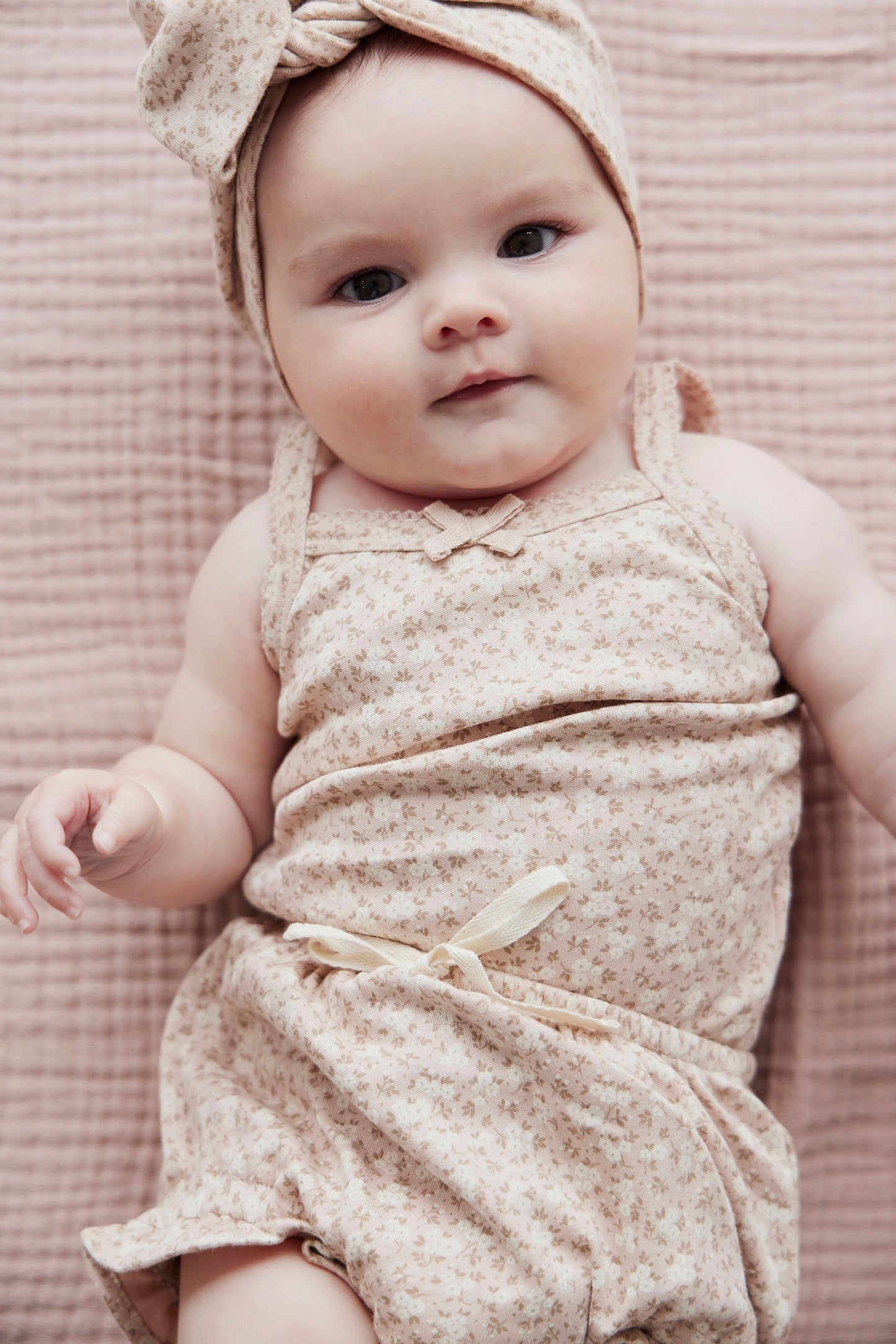 Organic Cotton Singlet - Rosalie Fields