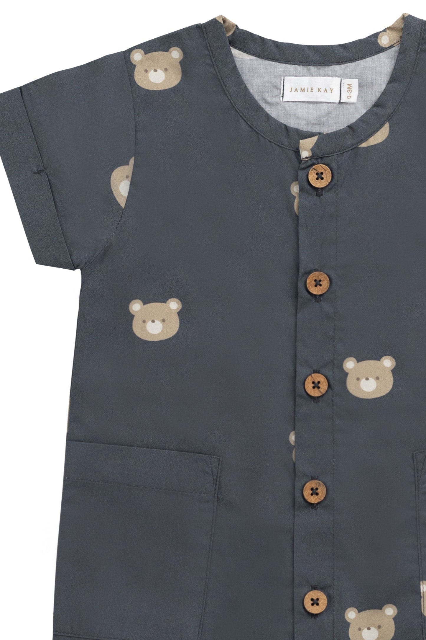 Organic Cotton OG Ryan Onepiece - Bobbie Bears Shadow