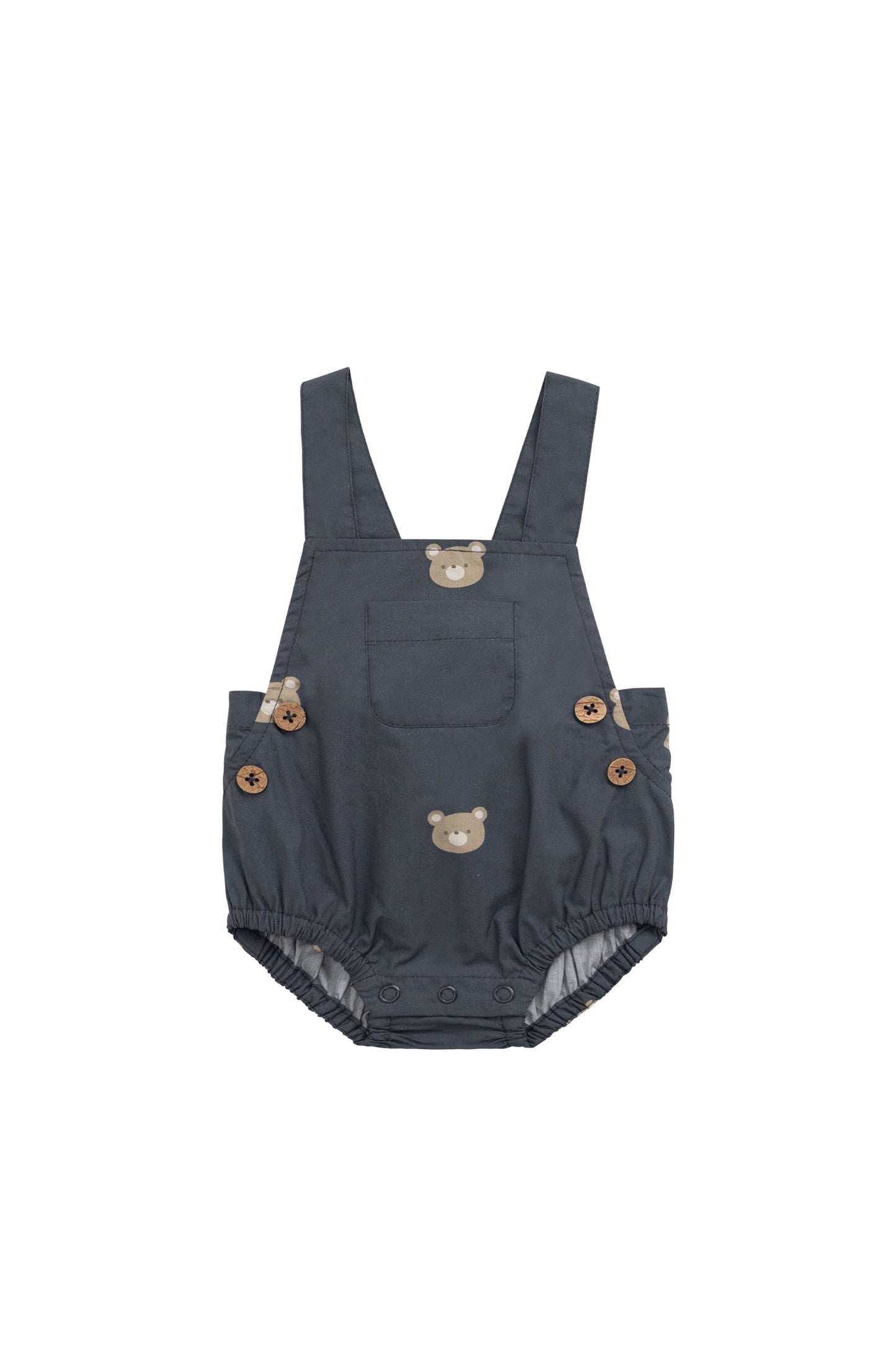 Organic Cotton Robin Playsuit - Bobbie Bears Shadow