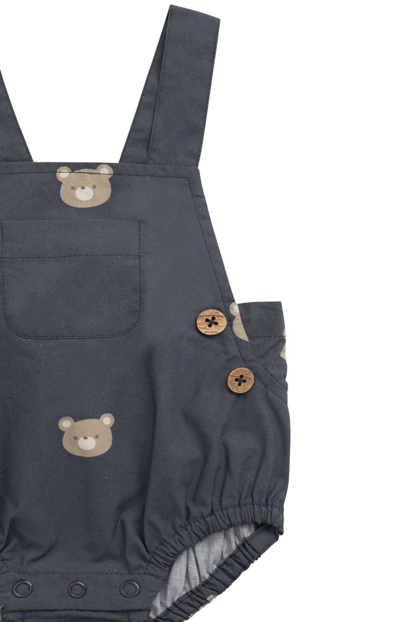 Organic Cotton Robin Playsuit - Bobbie Bears Shadow