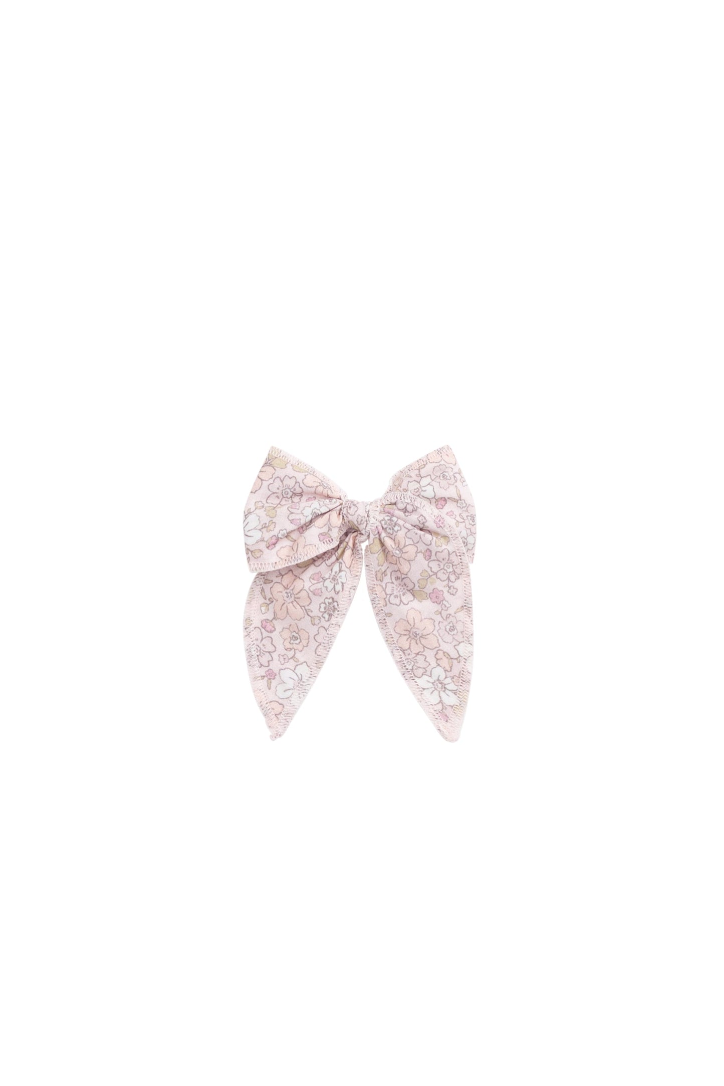 Organic Cotton Voile Bow - Chloe Mauve