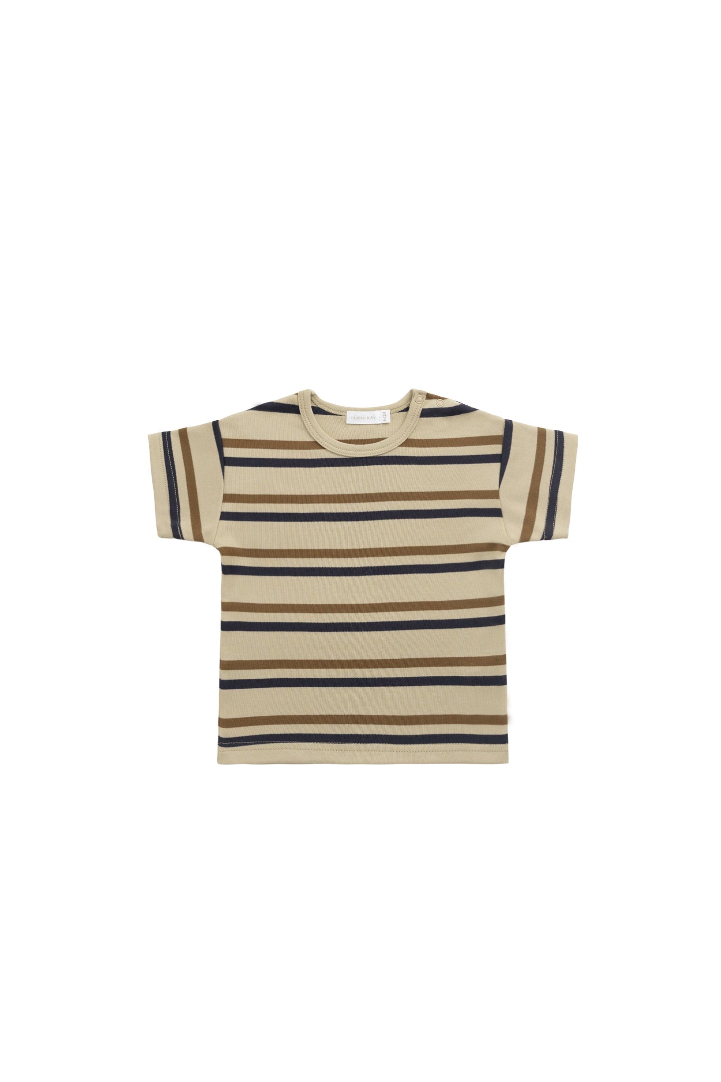 Pima Cotton Hunter Tee - Hudson Stripe