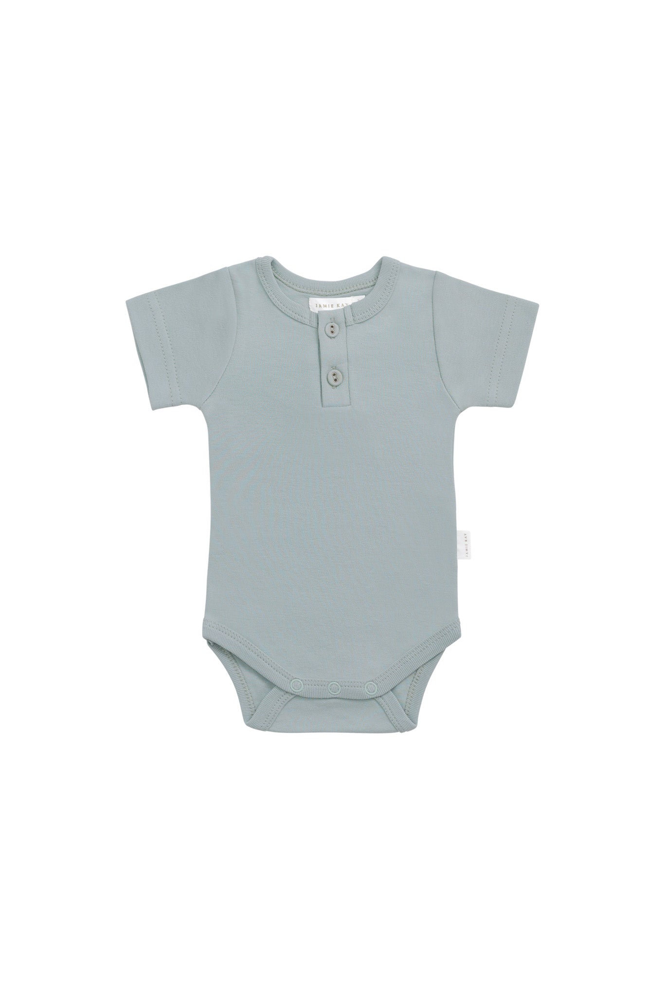 Organic Cotton Darcy Tee Bodysuit - Pond