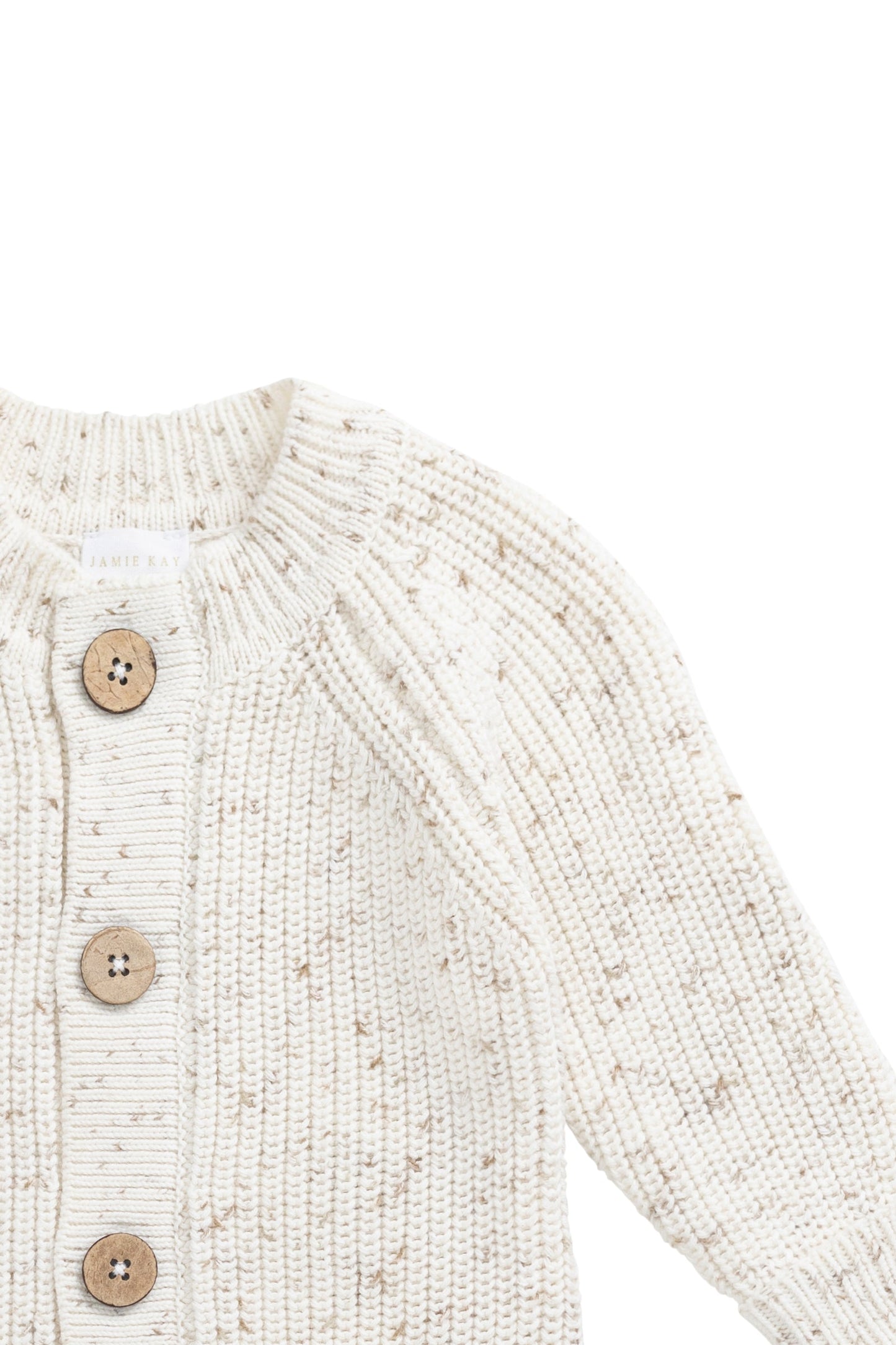 Alfie Knitted Onepiece - Oatmeal Hay Fleck