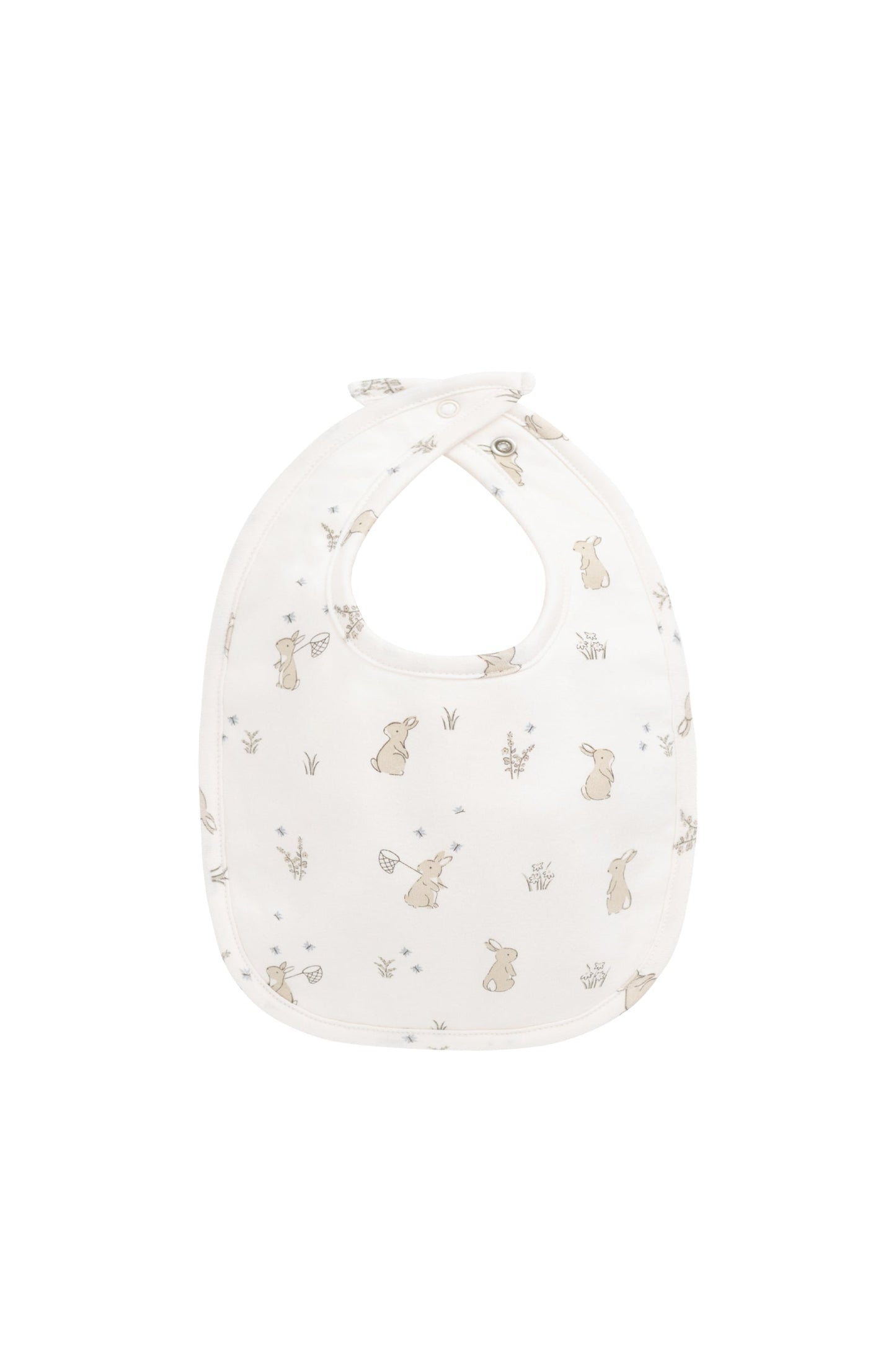 Organic Cotton Bib - Lapin Jardin