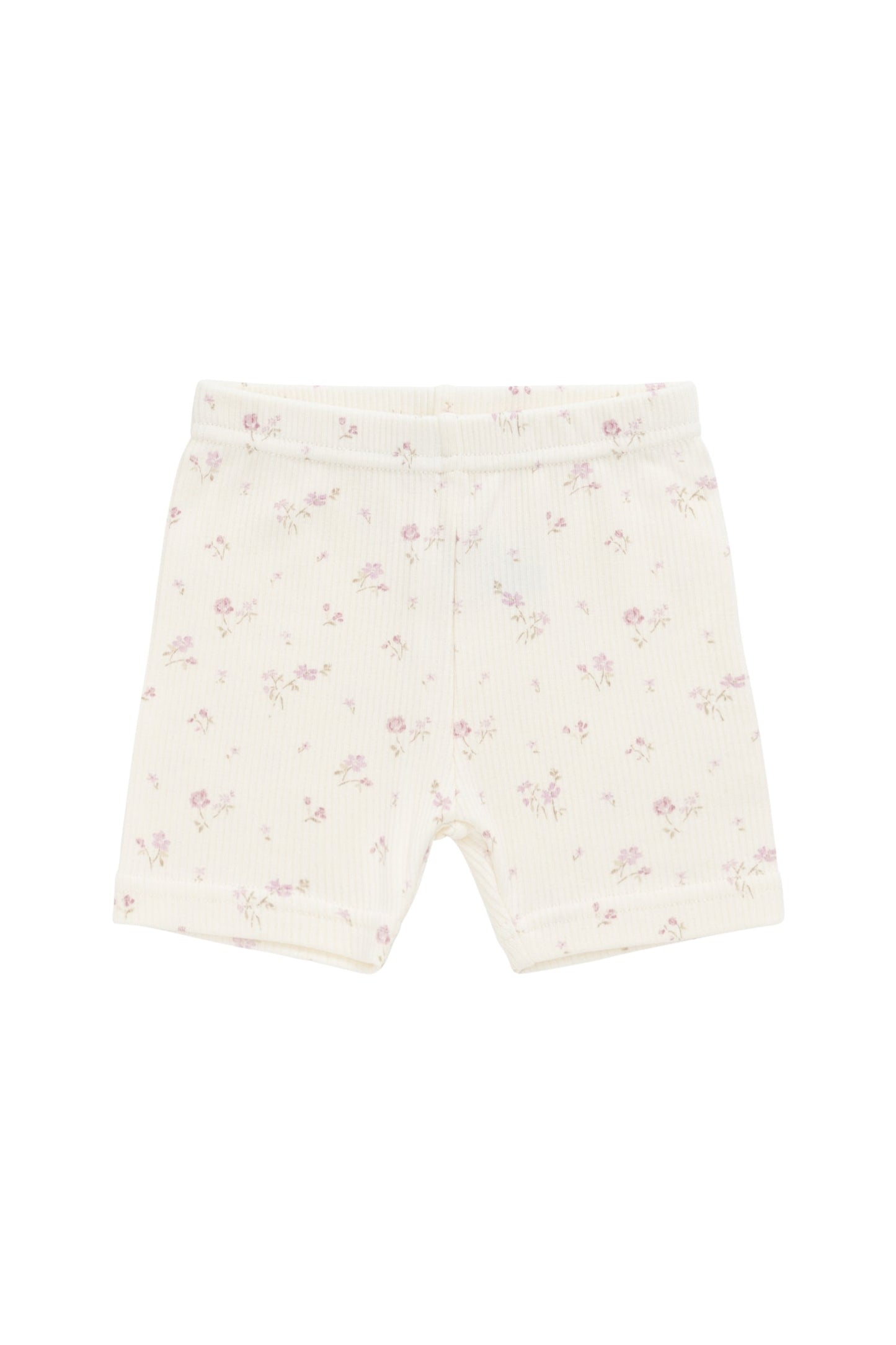 Organic Cotton Fine Rib Everyday Bike Short - Caroline Egret